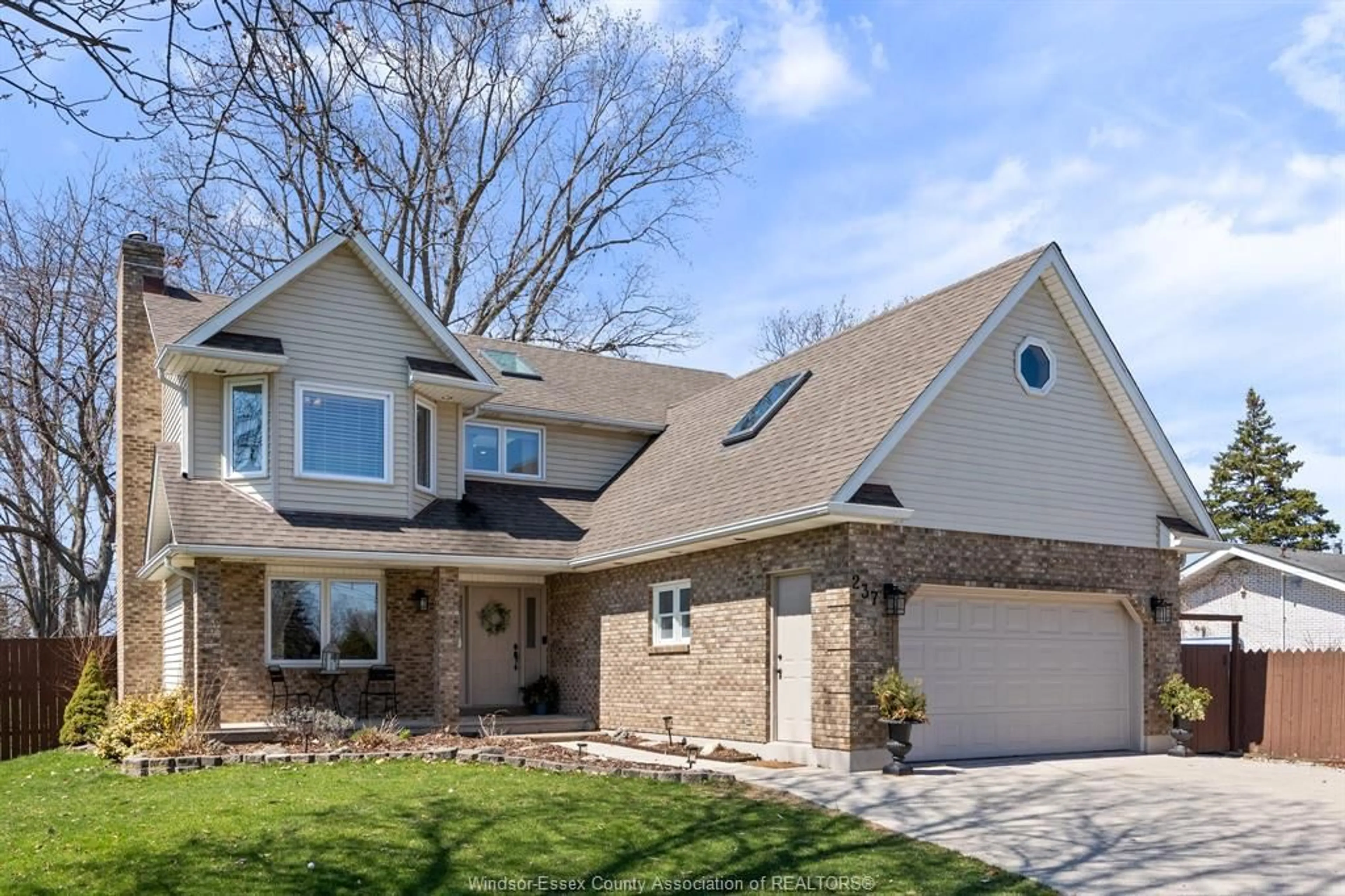 Home with brick exterior material, street for 237 EAST PUCE RD., Lakeshore Ontario N8L 0C5