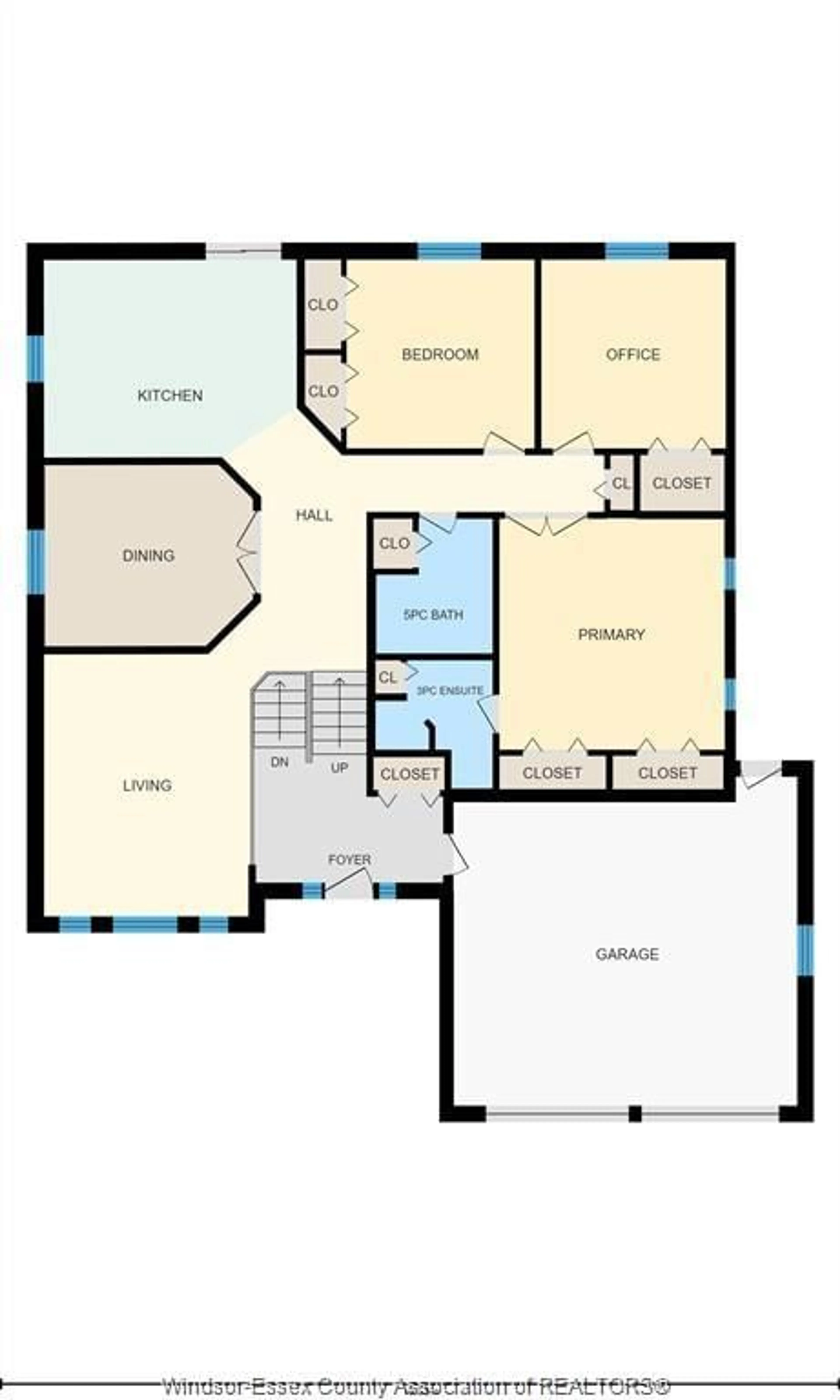 Floor plan for 640 DELAWARE, LaSalle Ontario N9J 3J8