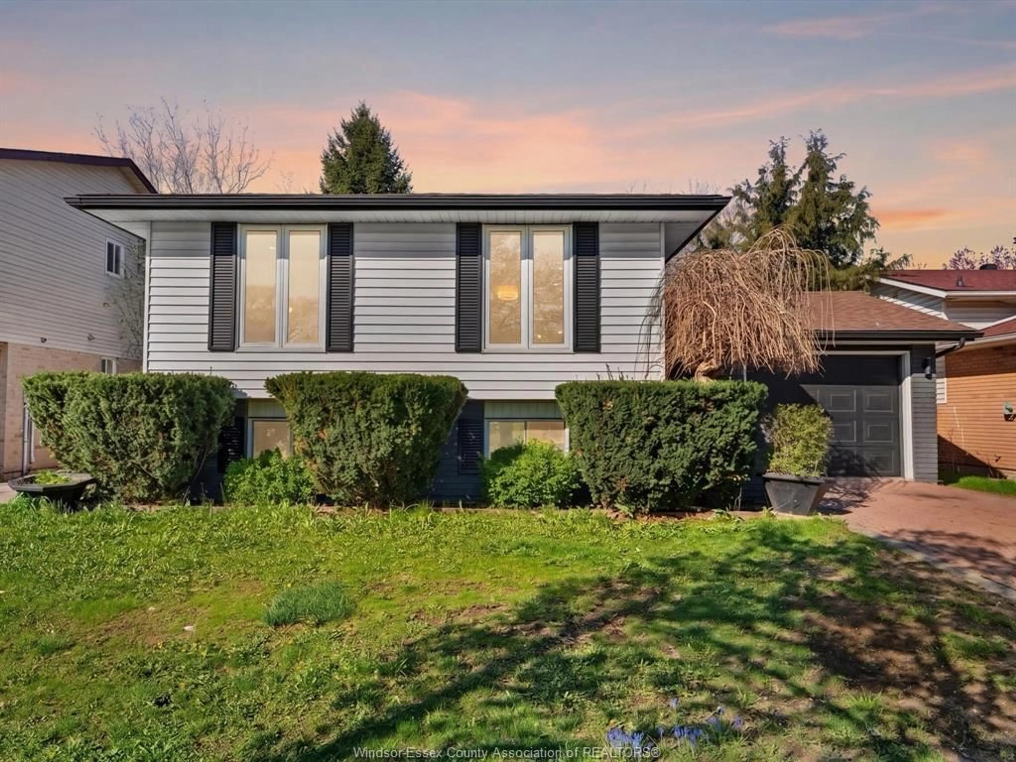 Home with vinyl exterior material, street for 3195 Conservation Dr, Windsor Ontario N8W 5B8