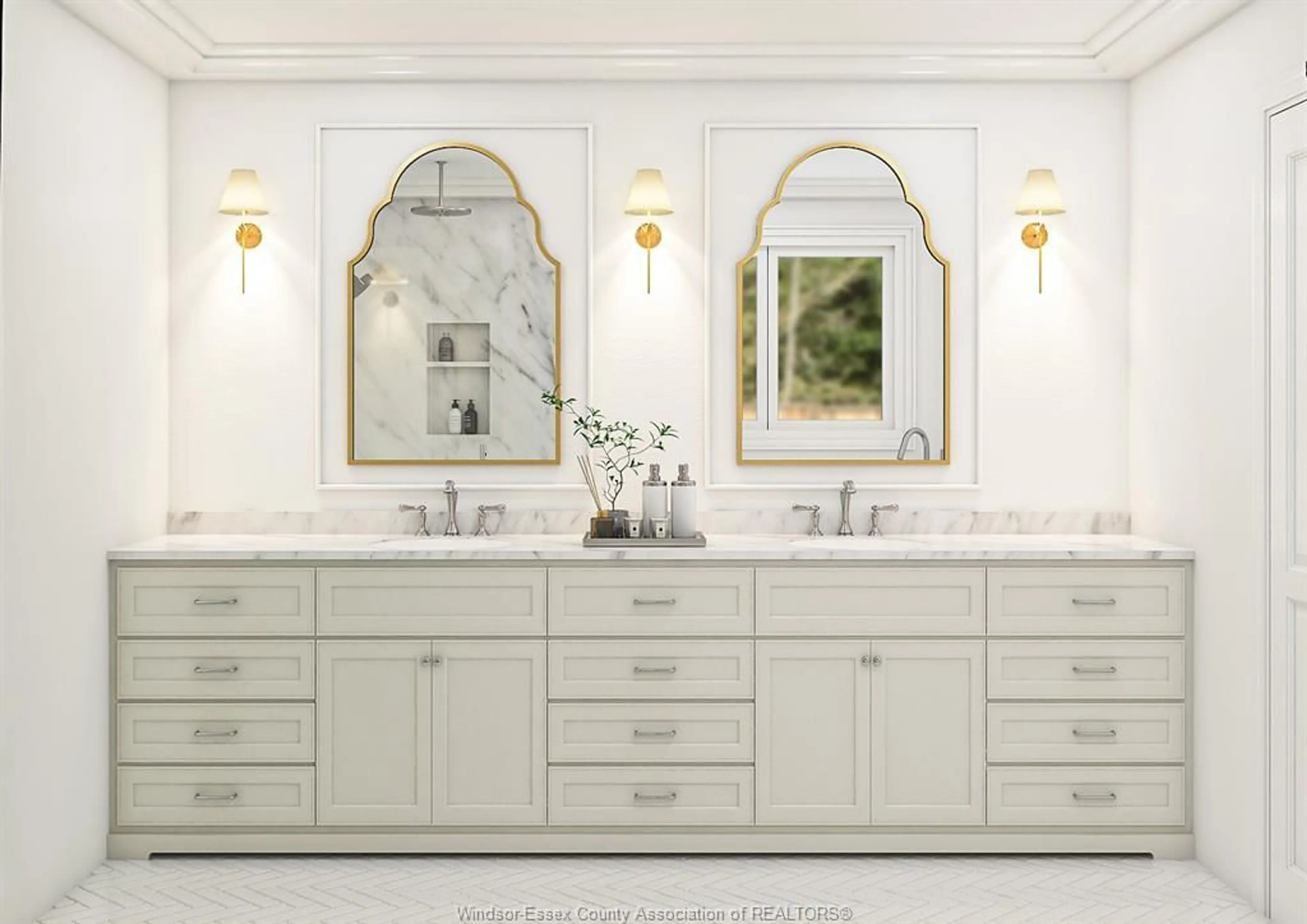 Contemporary bathroom, ceramic/tile floor for 3505 OKE St, LaSalle Ontario N9J 0E5