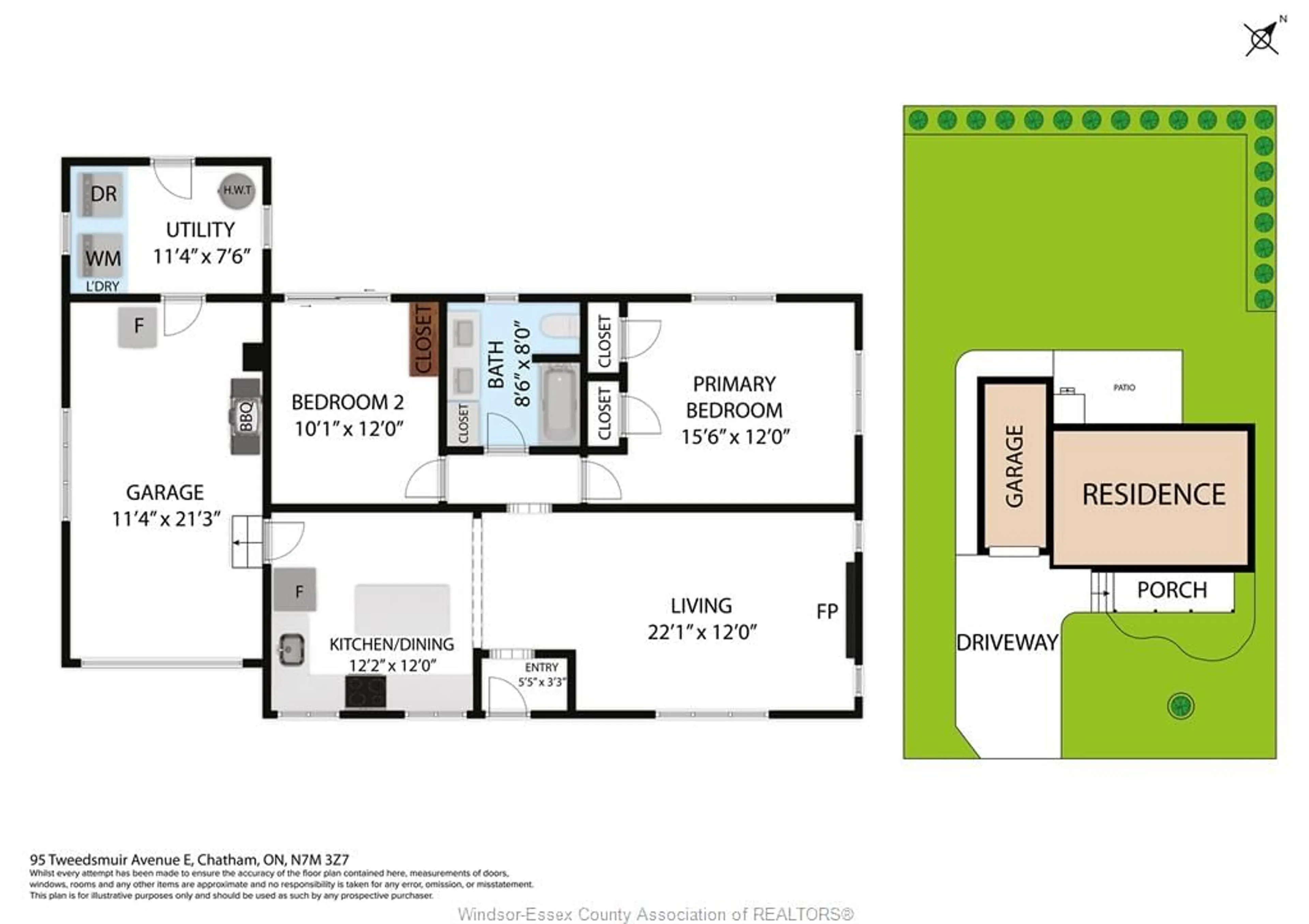 Floor plan for 95 TWEEDSMUIR Ave, Chatham Ontario N7M 3Z7