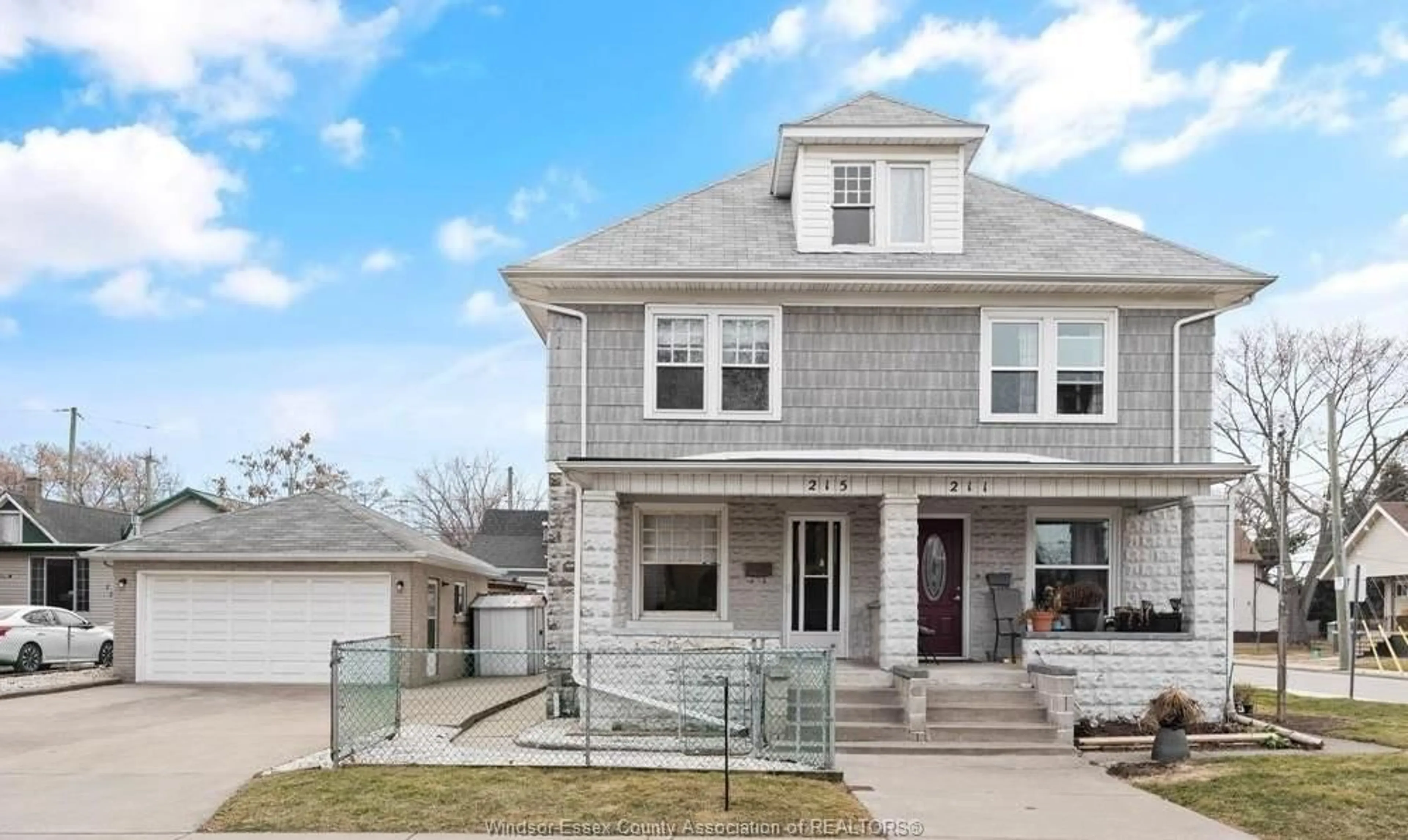 Home with brick exterior material, street for 215 PIERRE, Windsor Ontario N9A 2J6