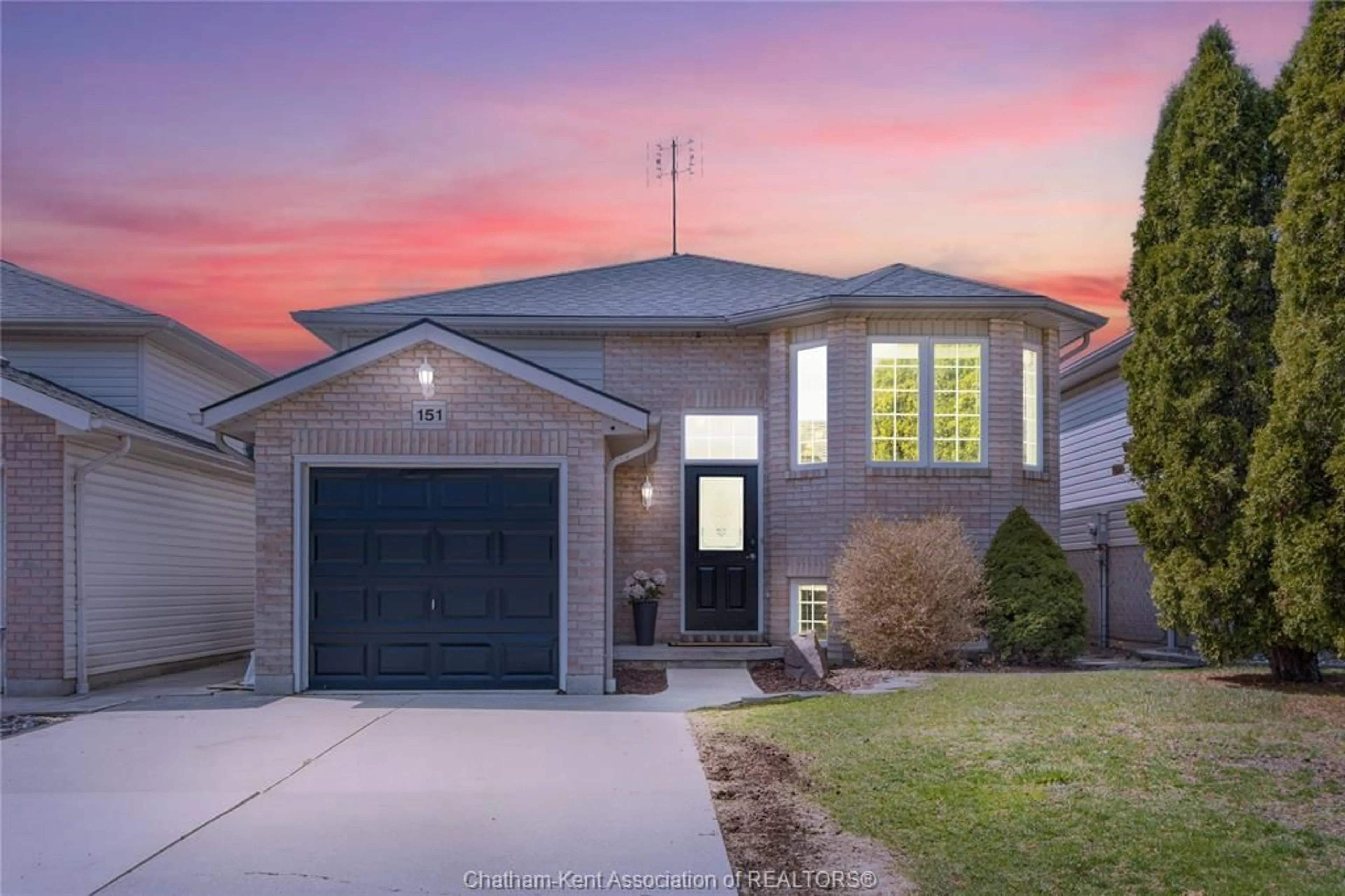 Home with brick exterior material, street for 151 GREENFIELD Lane, Chatham Ontario N7L 5N5