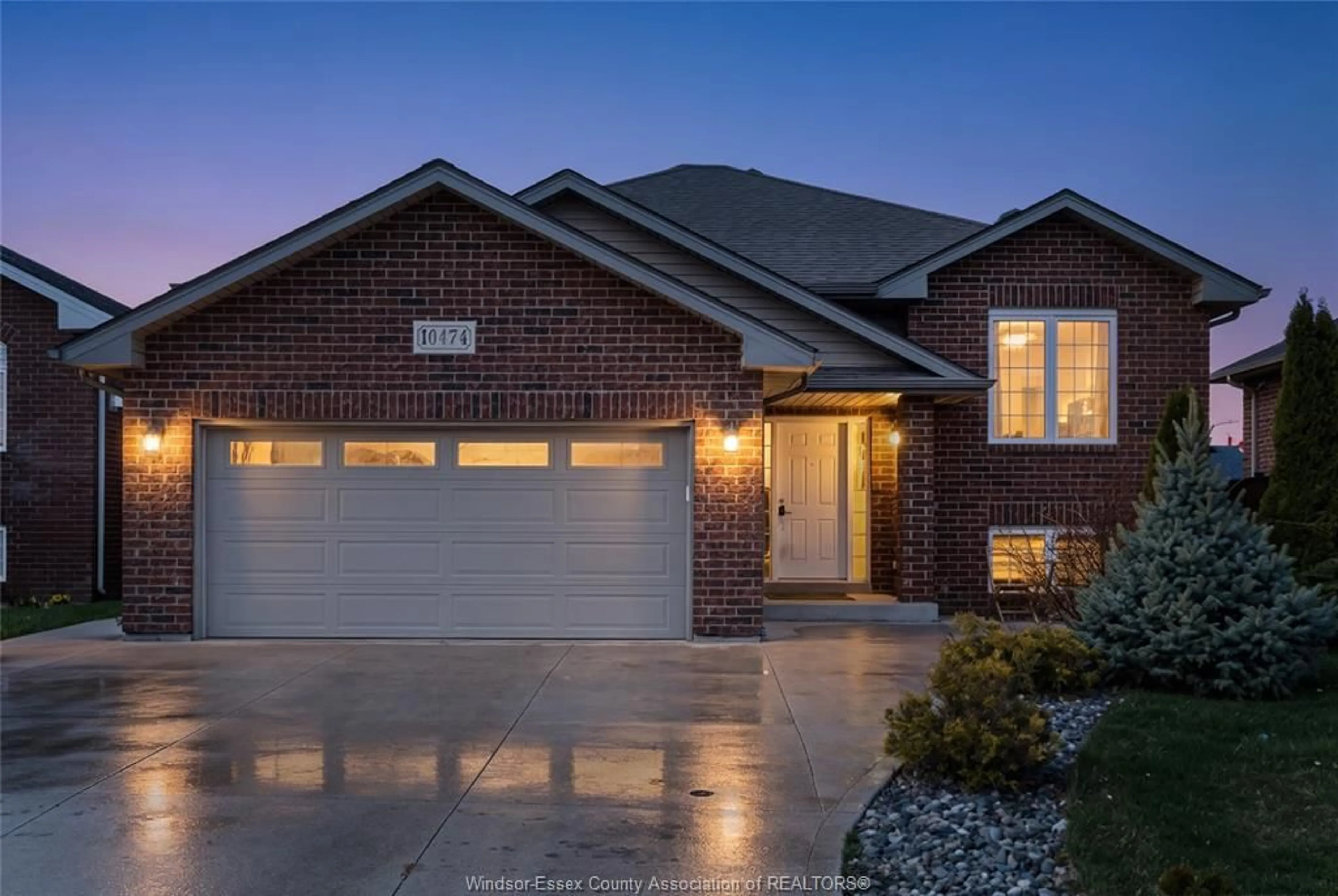 Home with brick exterior material, street for 10474 LITTLE RIVER Blvd, Windsor Ontario N8P 0B5