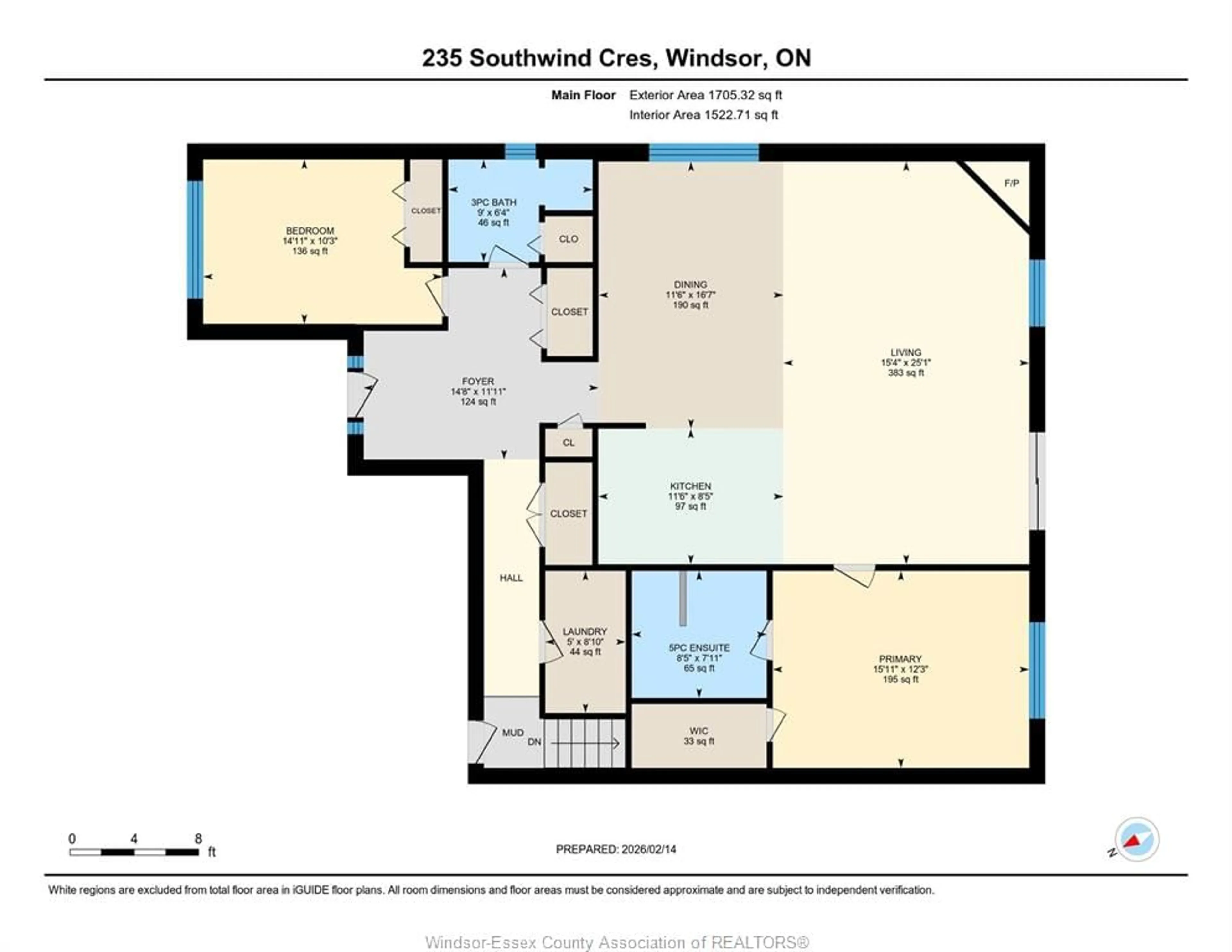 Floor plan for 235 SOUTHWIND, Tecumseh Ontario N8N 4Y5