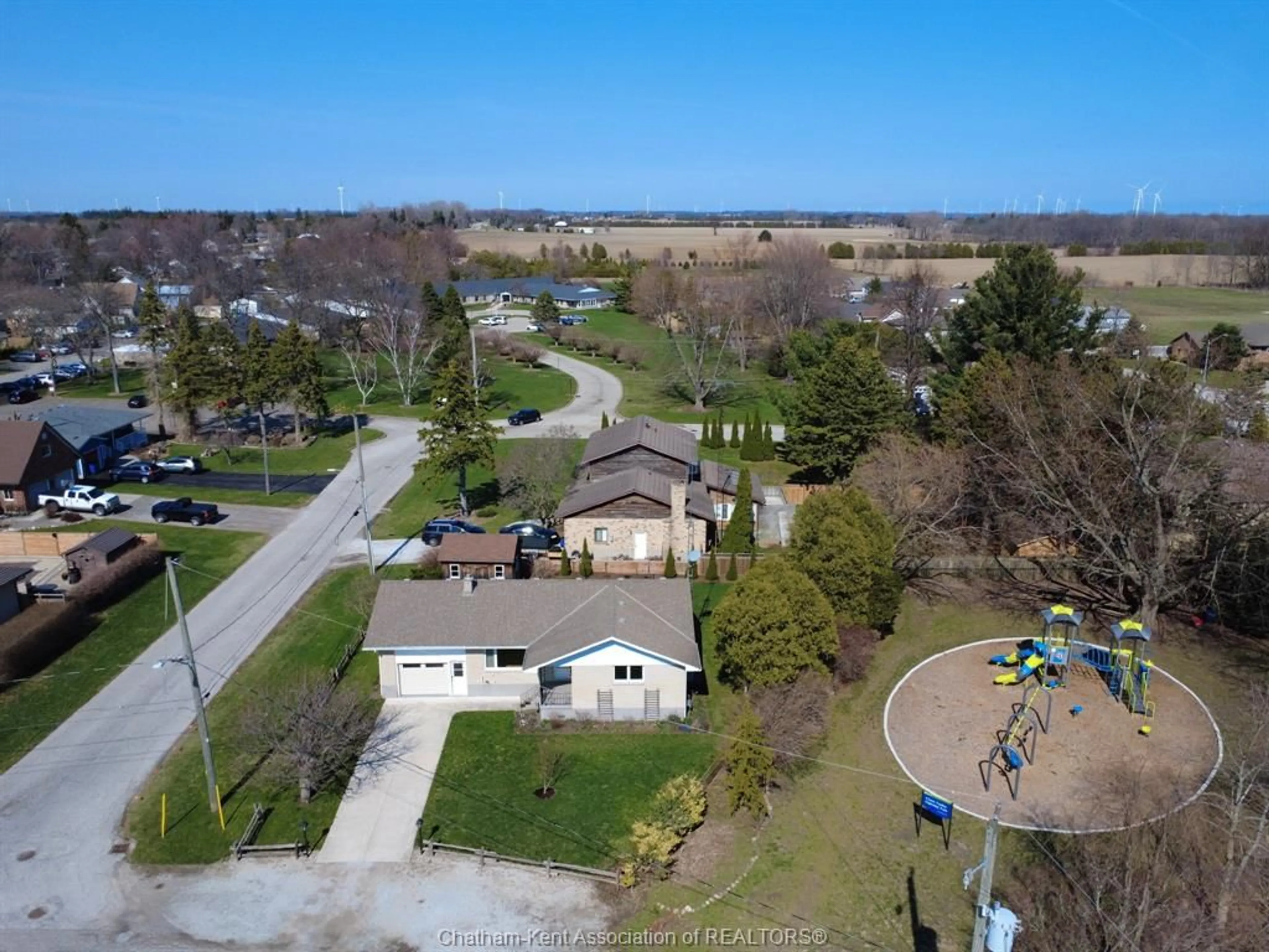 A pic from outside/outdoor area/front of a property/back of a property/a pic from drone, street for 56 Ford Cres, Blenheim Ontario N0P 1A0