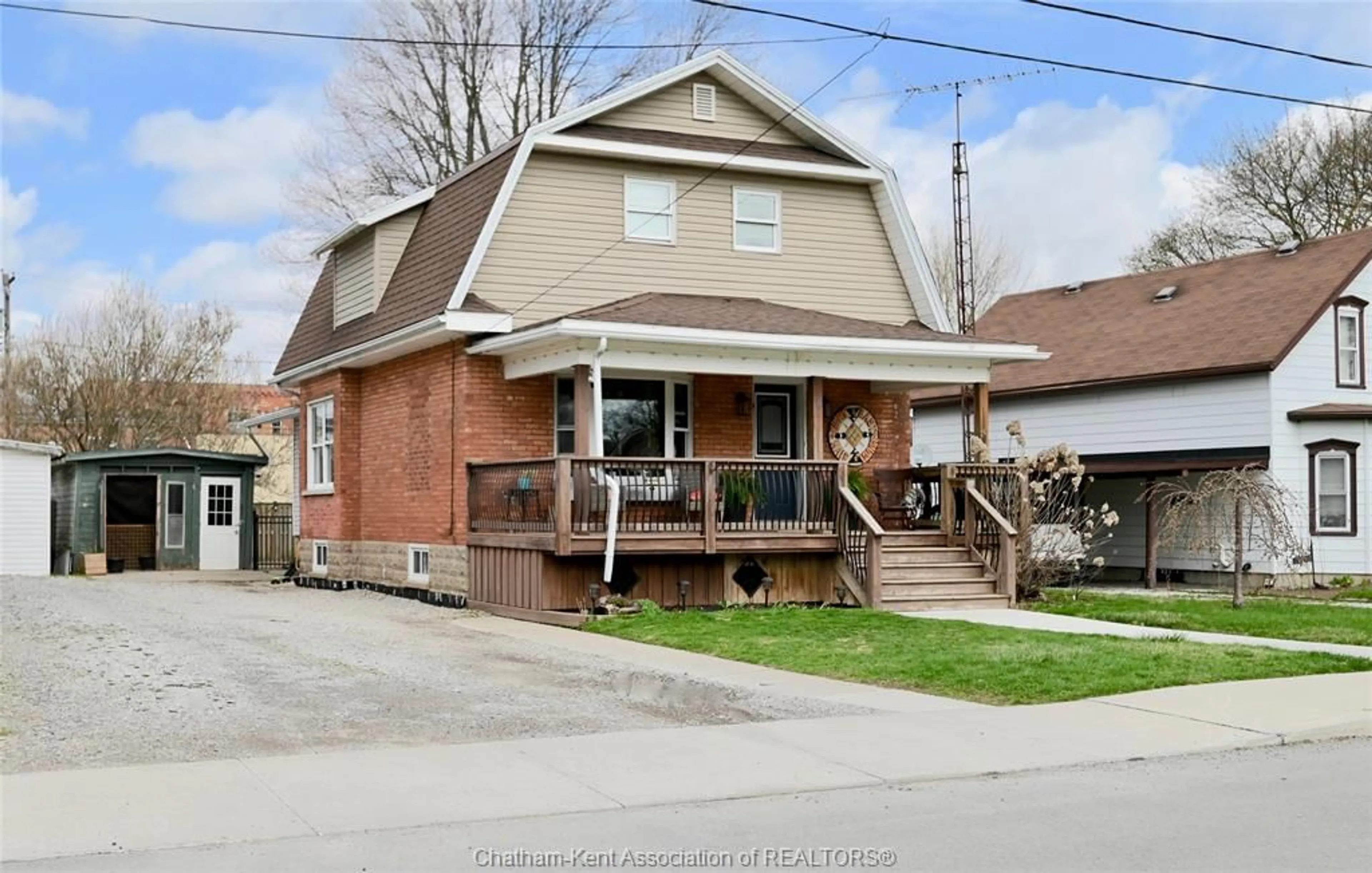 Home with brick exterior material, street for 8 Ebenezer St, Ridgetown Ontario N0P 2C0