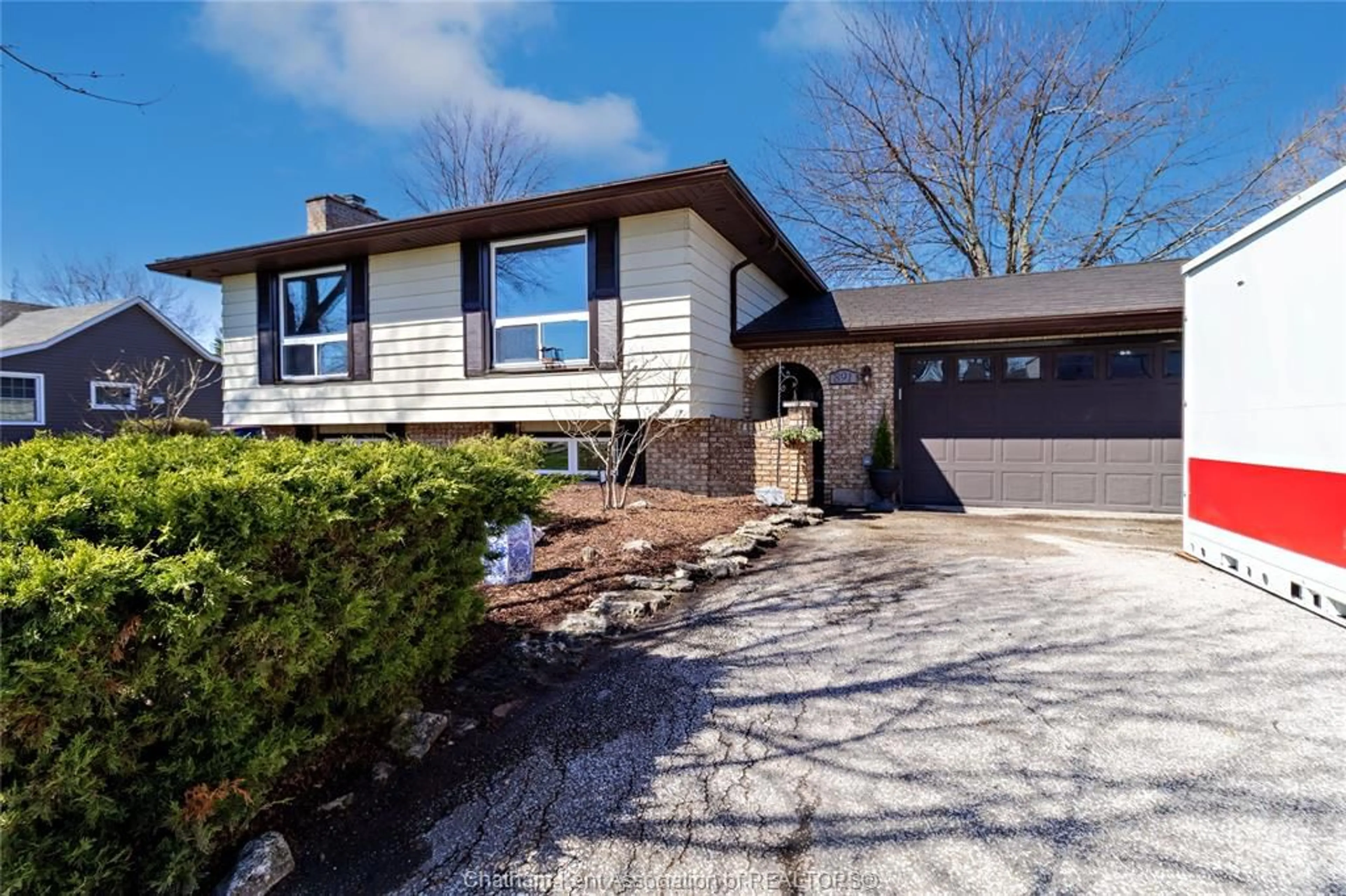 Home with brick exterior material, street for 891 Maple Ave, Stoney Point Ontario N0R 1N0