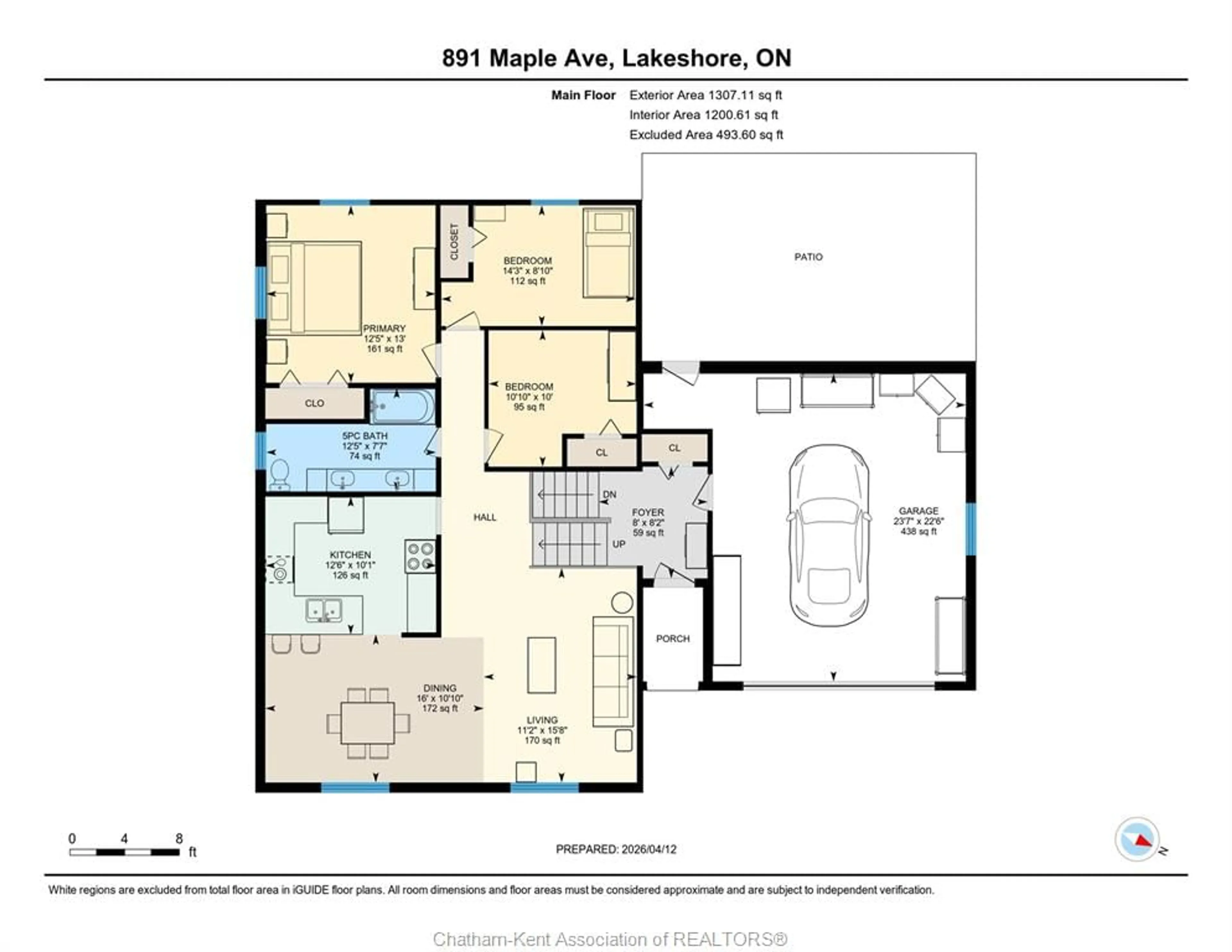 Floor plan for 891 Maple Ave, Stoney Point Ontario N0R 1N0