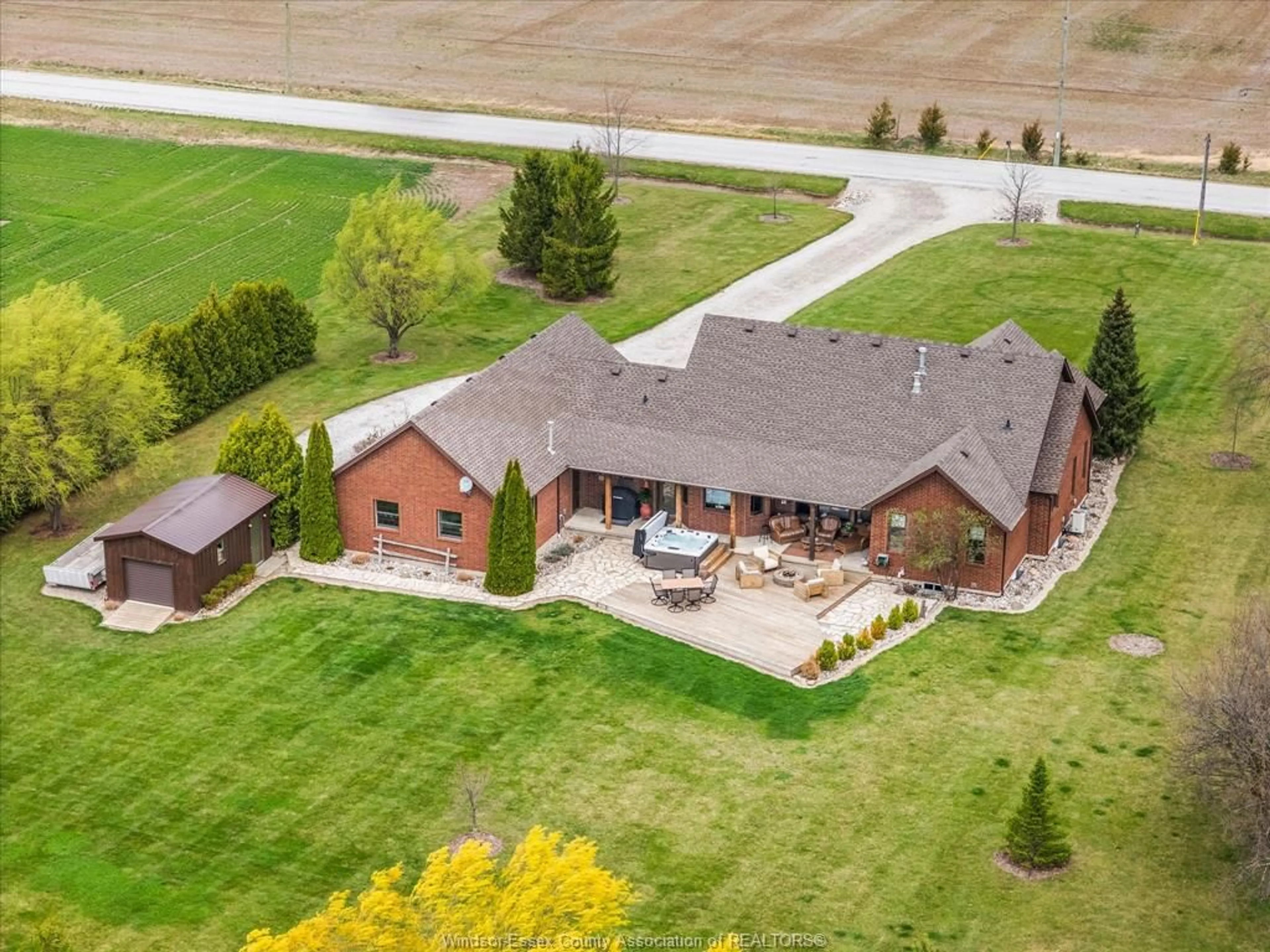 A pic from outside/outdoor area/front of a property/back of a property/a pic from drone, unknown for 242 ROAD 10, Gosfield North Ontario N0R 1B0