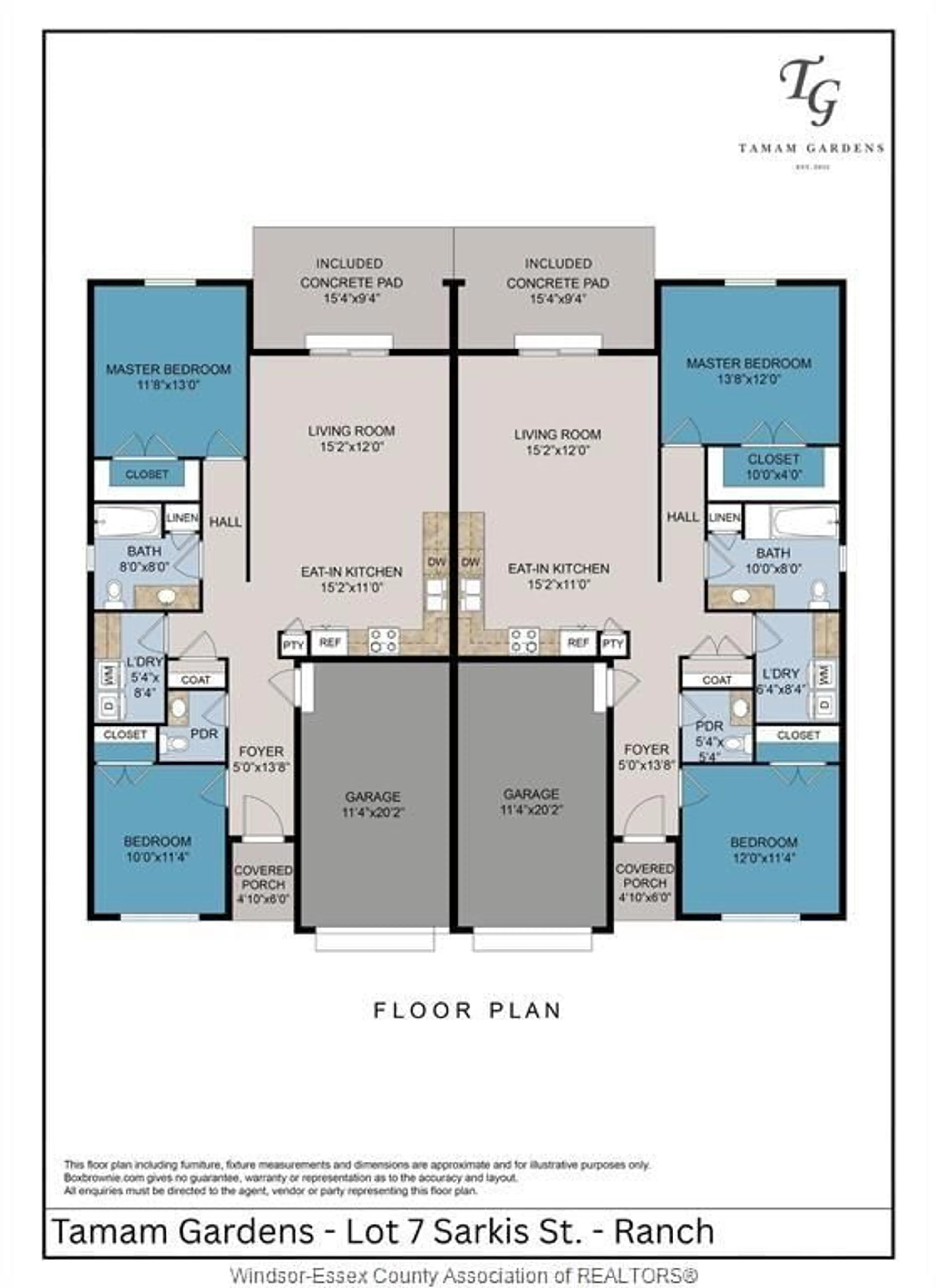 Floor plan for 3 SARKIS St, Kingsville Ontario N9Y 1J9