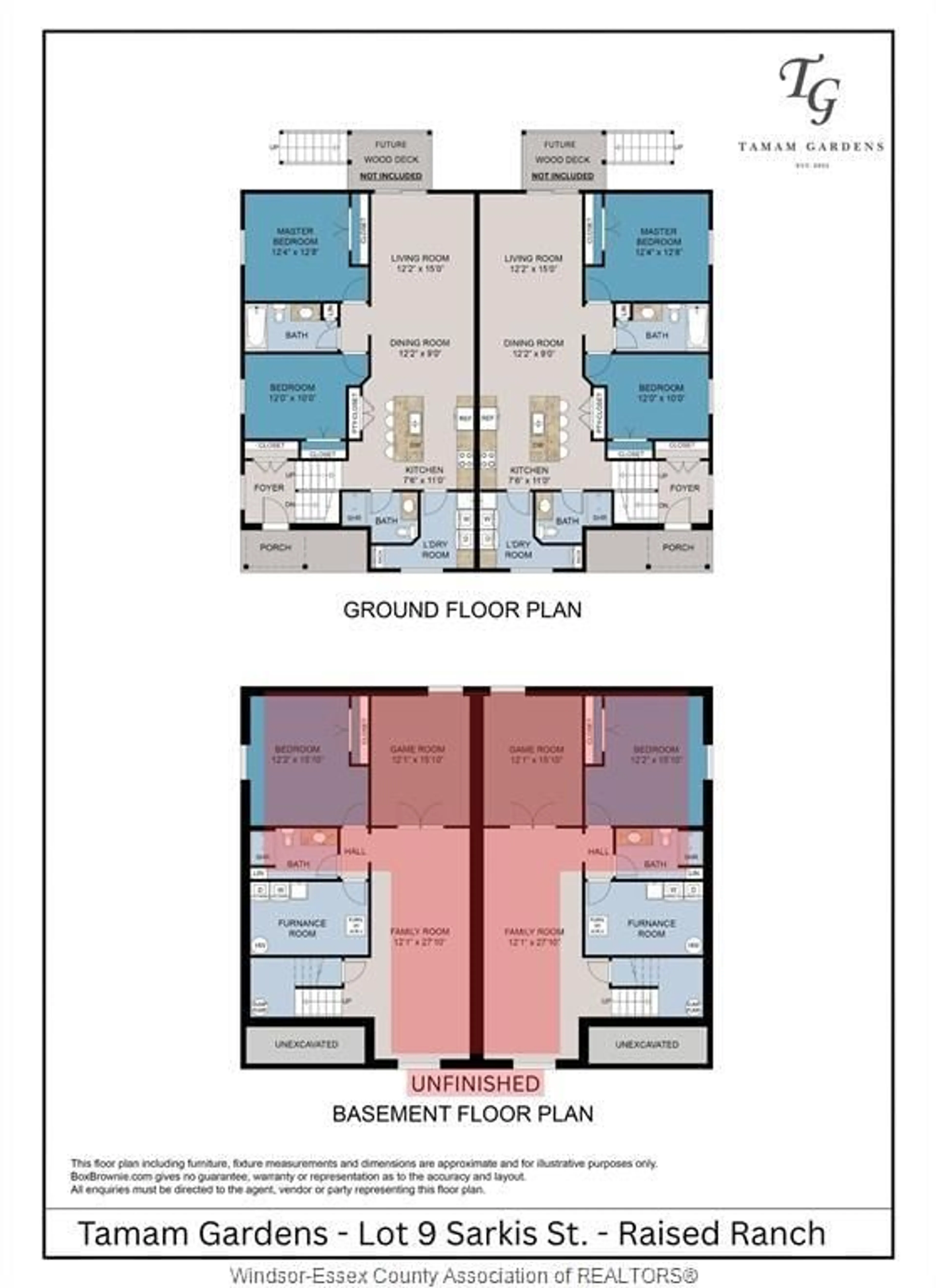Floor plan for 13 SARKIS St, Kingsville Ontario N9Y 1J9