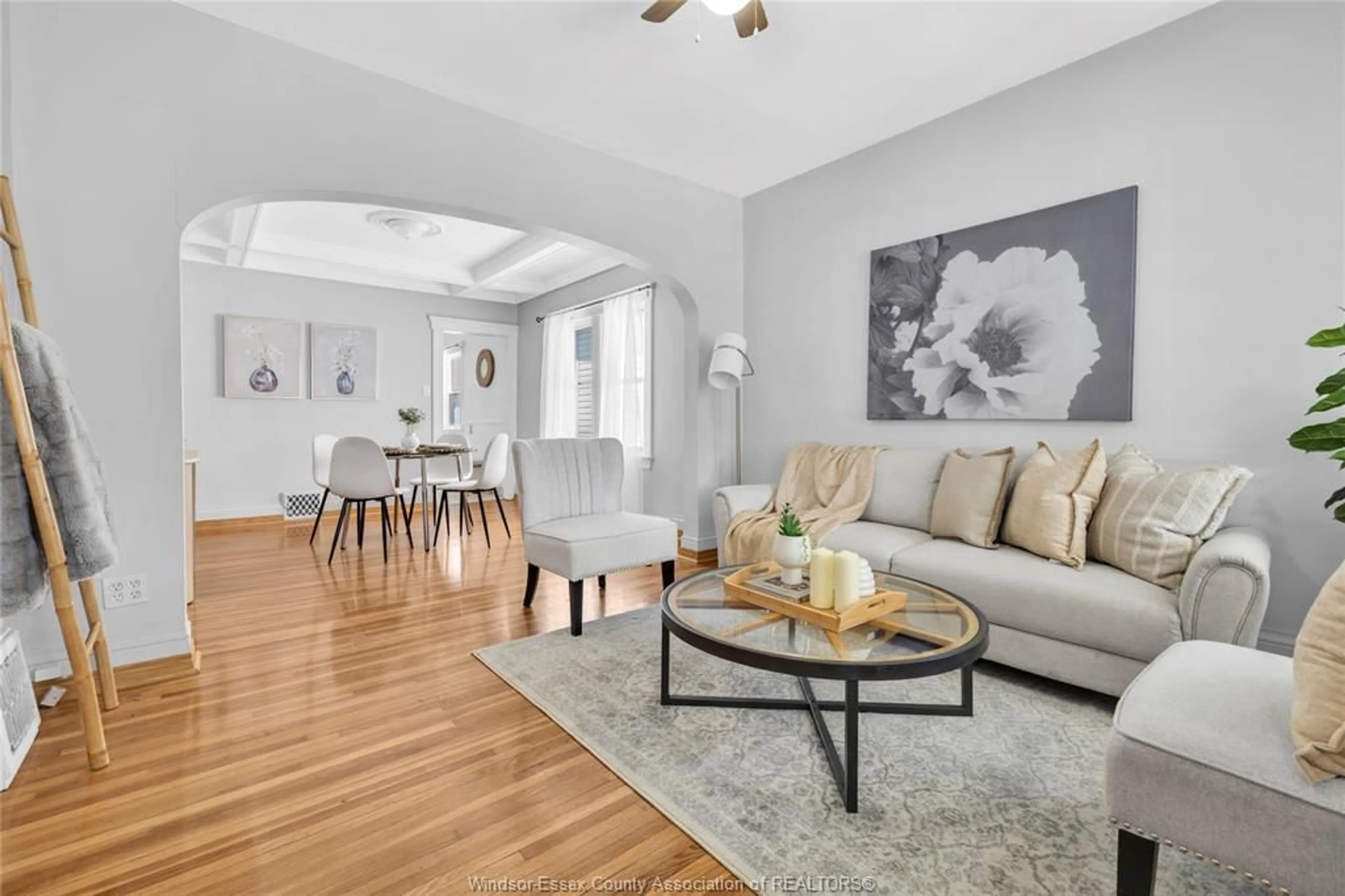 Living room with furniture, unknown for 1368 ERIE St, Windsor Ontario N9A 3Z7