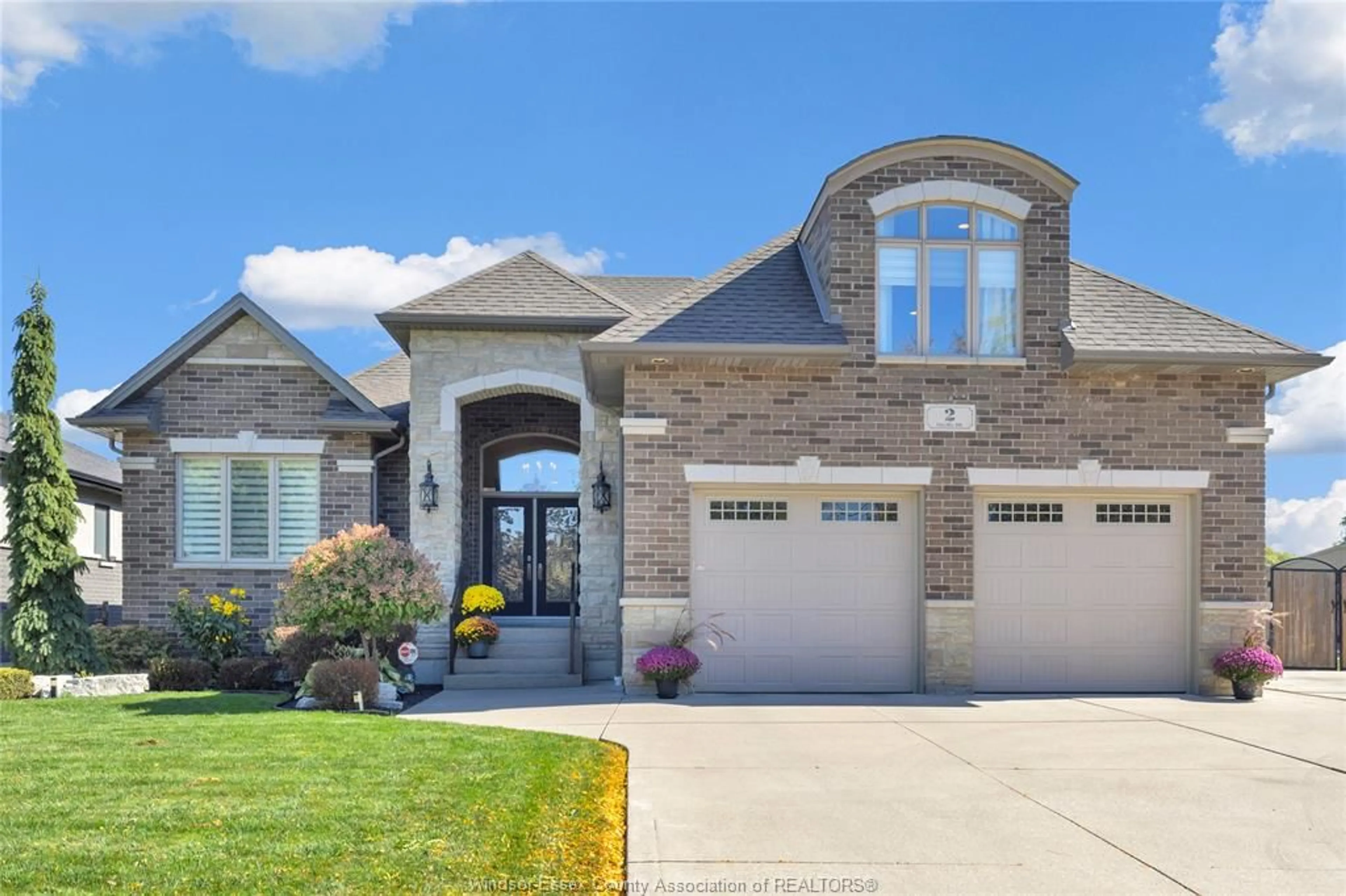 Home with brick exterior material, street for 2 MALIBU Dr, Leamington Ontario N8H 5G4