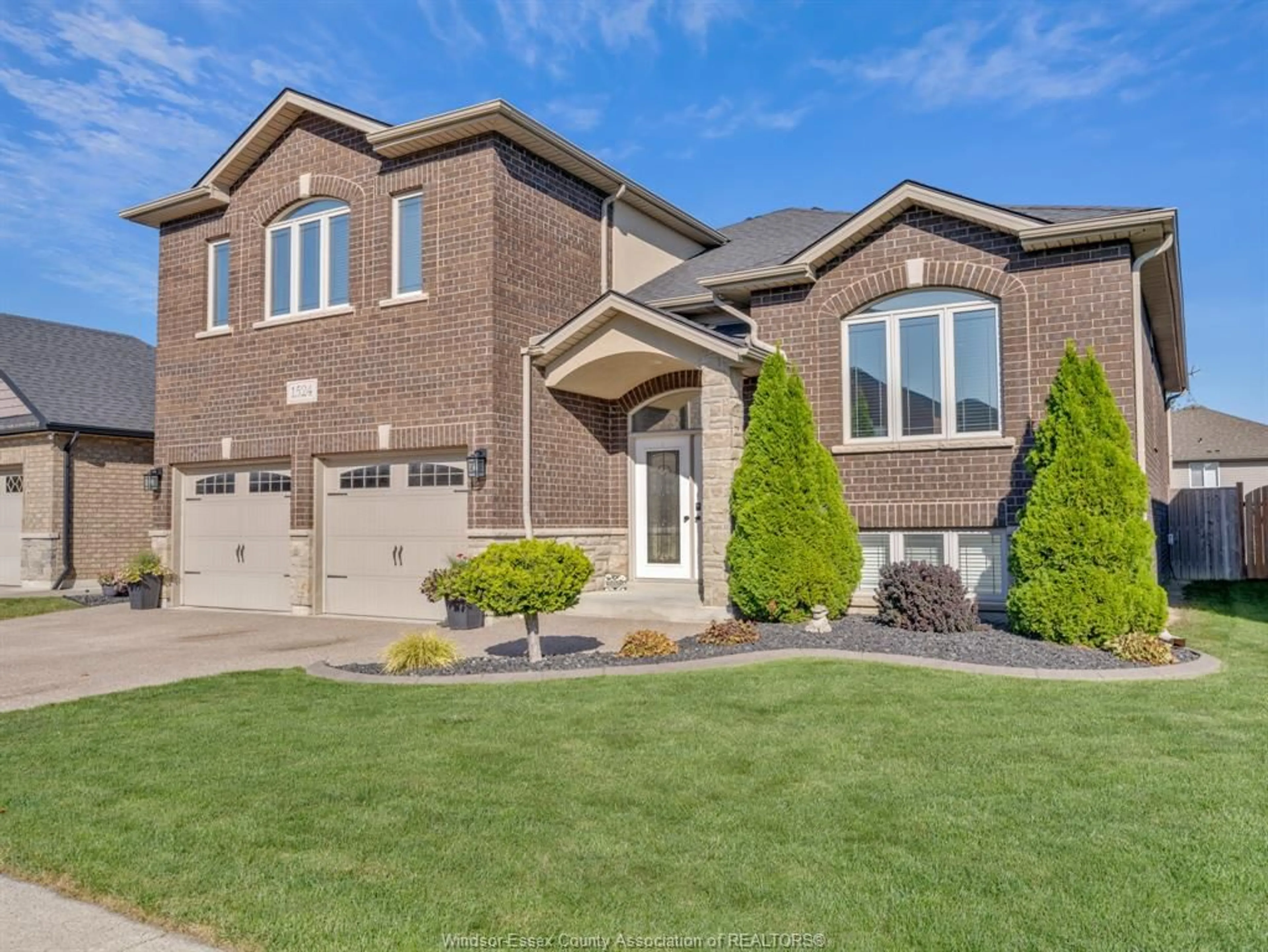 Home with brick exterior material, street for 1524 Inverness Ave, Windsor Ontario N8P 0B1