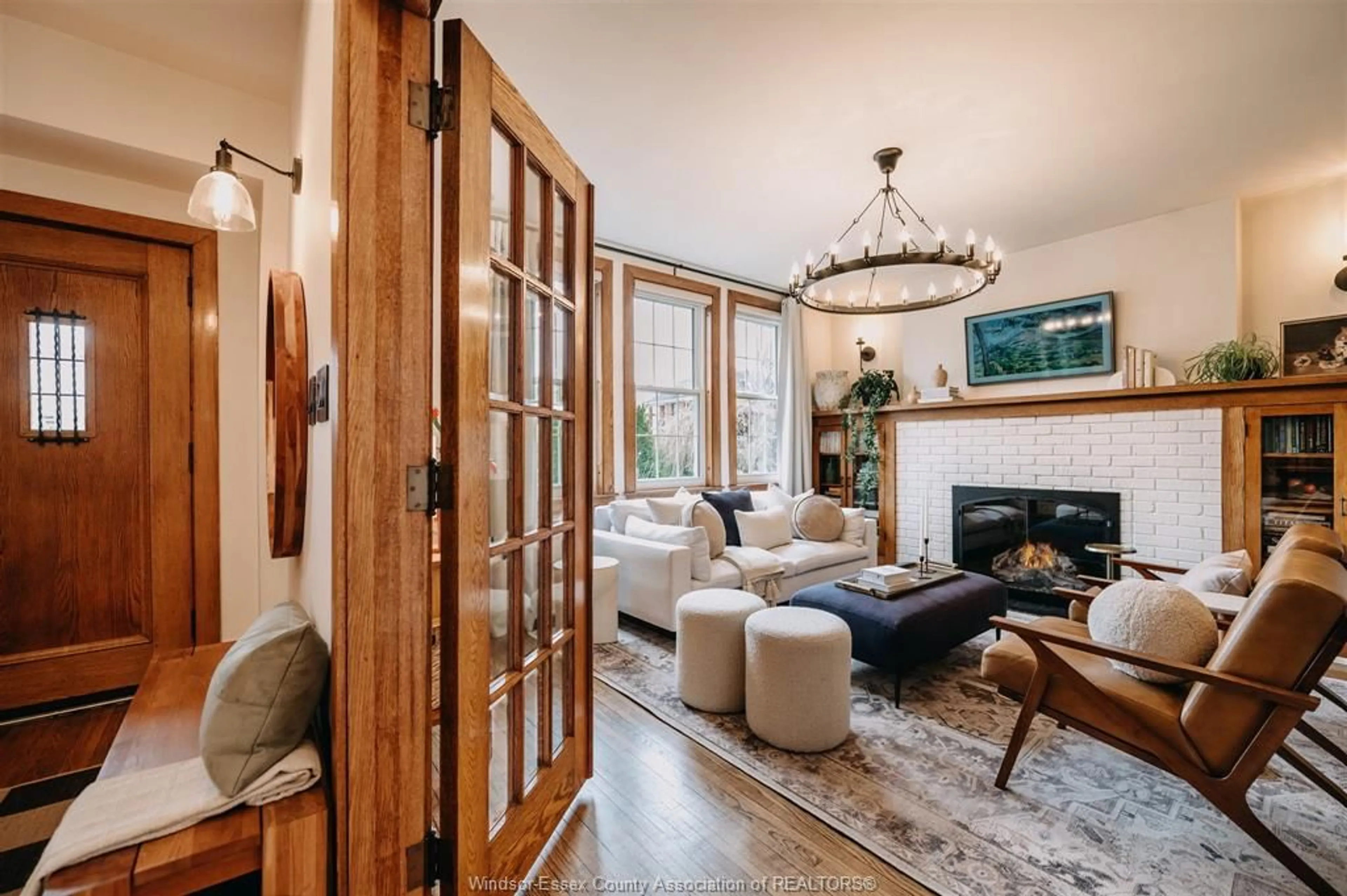 Living room with furniture, unknown for 381 MOY Ave, Windsor Ontario N9A 2N1