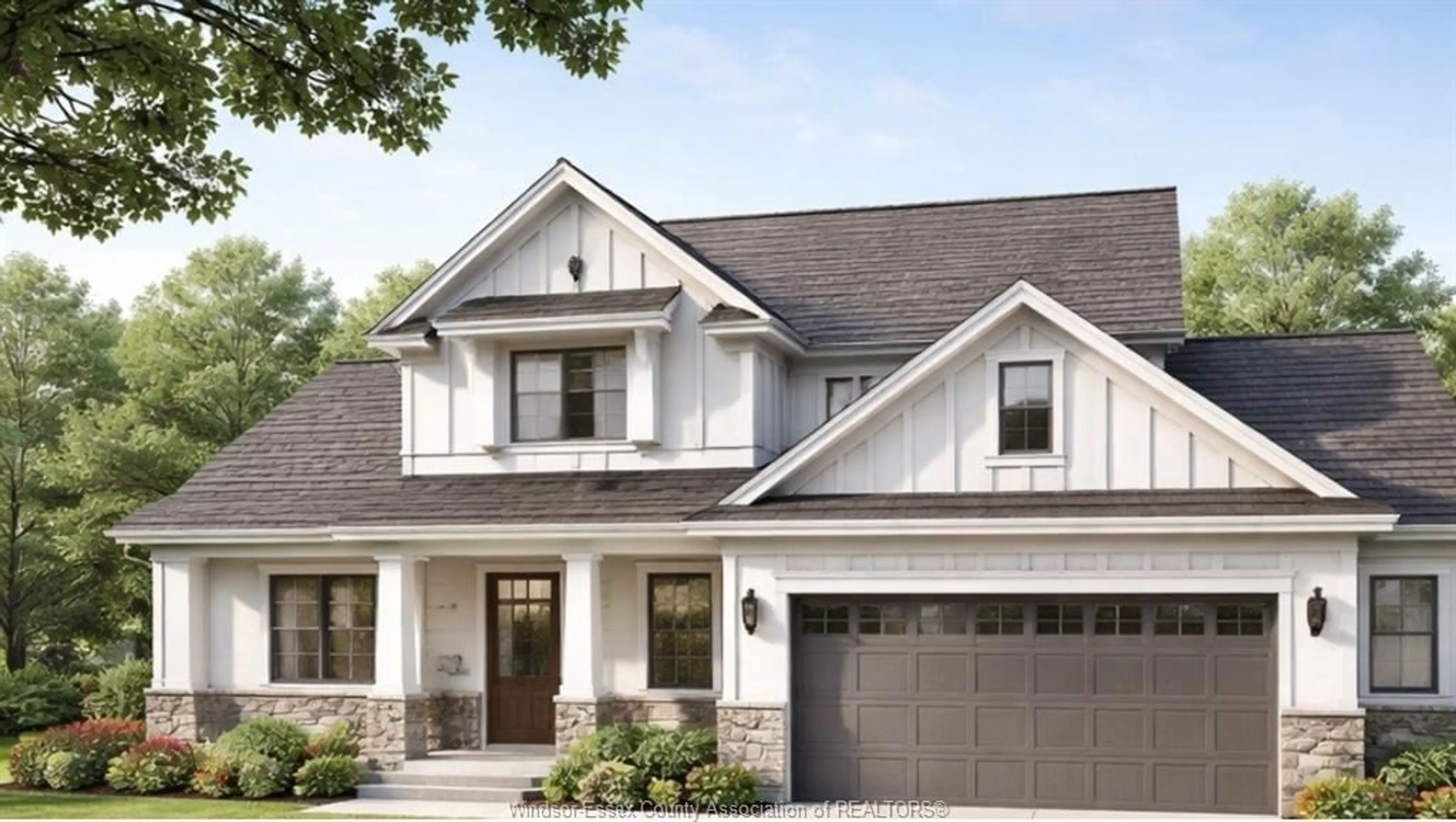 Home with brick exterior material, street for 677 PUCE Rd, Lakeshore Ontario N8M 2X7