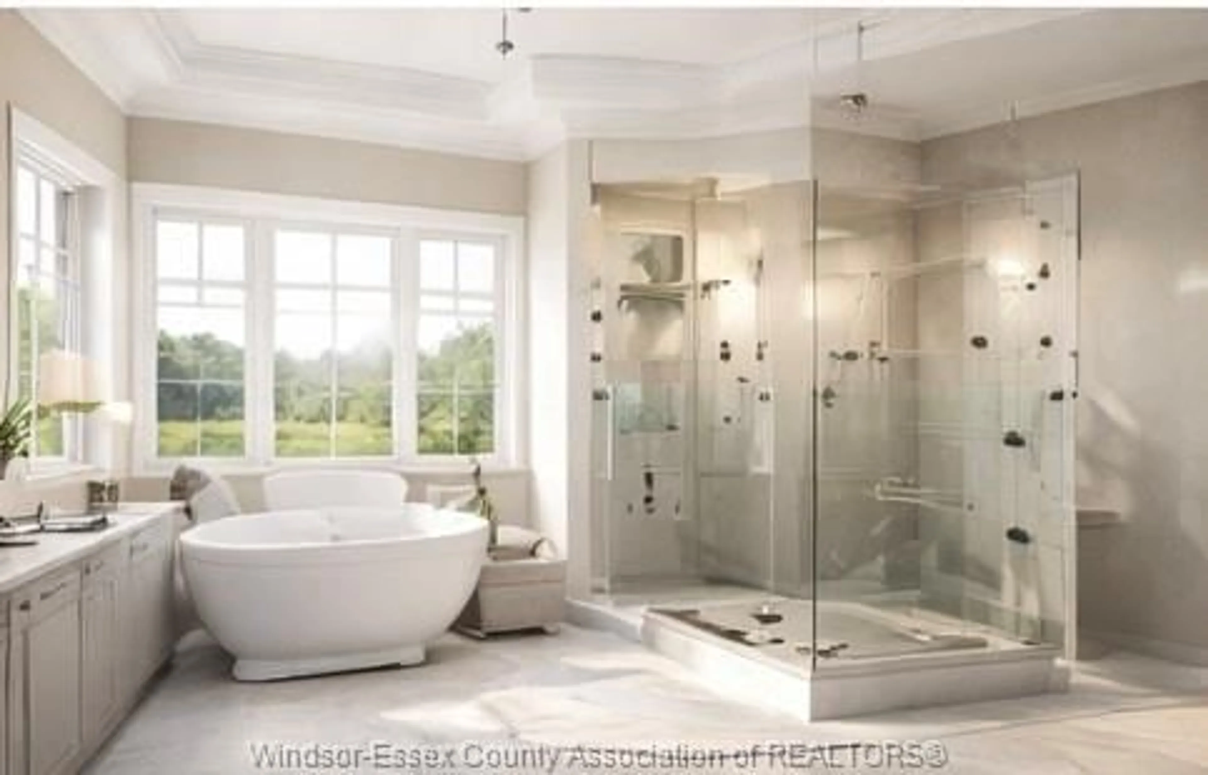 Contemporary bathroom, ceramic/tile floor for 677 PUCE Rd, Lakeshore Ontario N8M 2X7