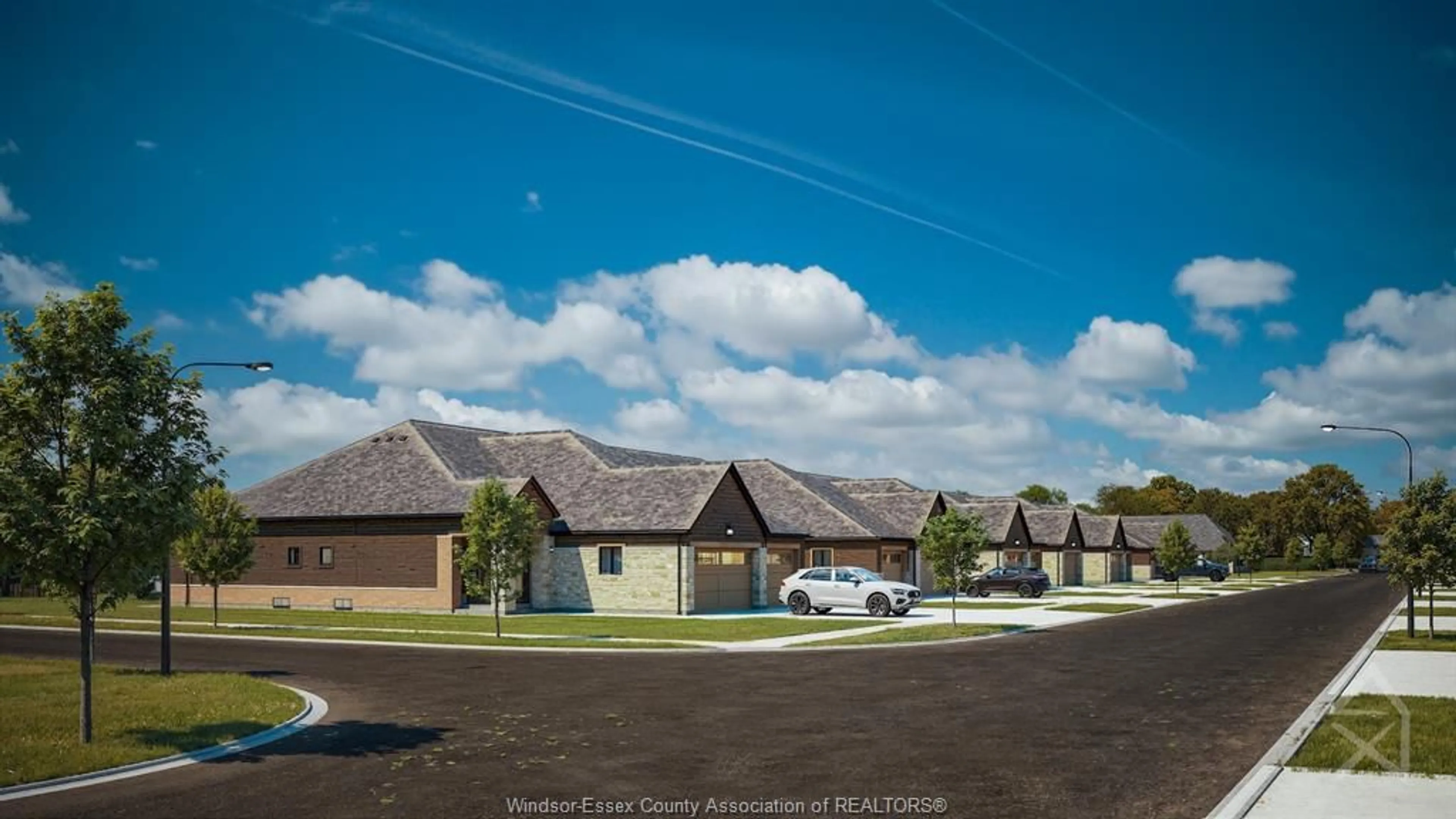 A pic from outside/outdoor area/front of a property/back of a property/a pic from drone, street for 412 BLAKE St, Belle River Ontario N0R 1A0