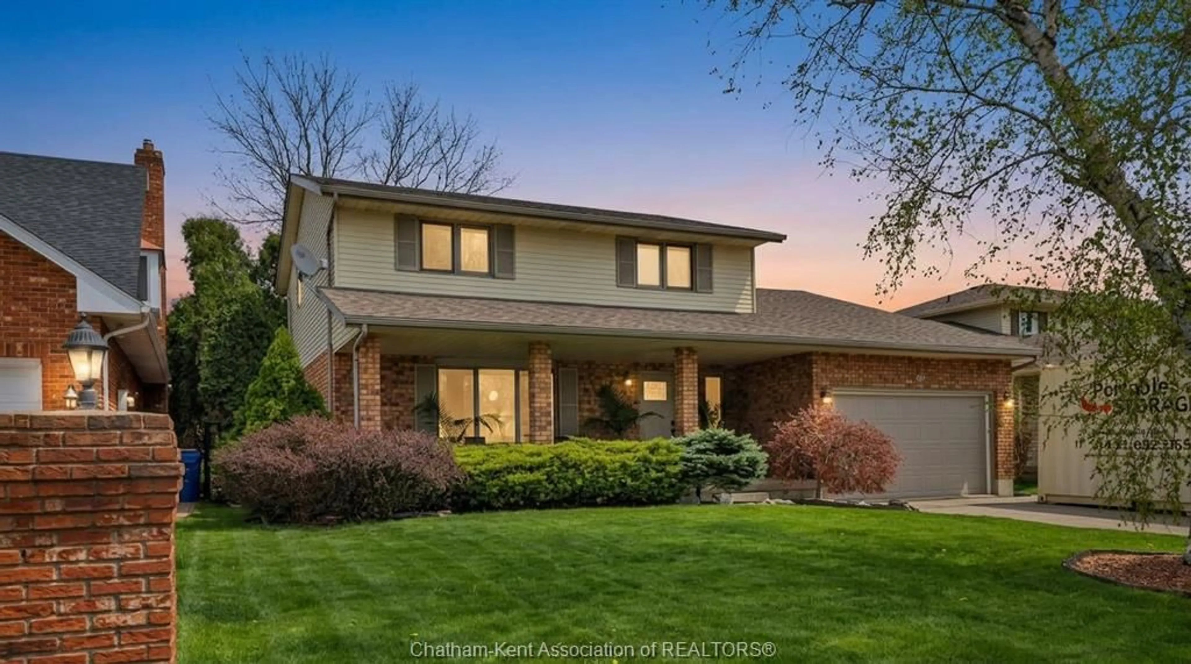 Home with brick exterior material, street for 37 ORANGEWOOD Blvd, Chatham Ontario N7L 5G9