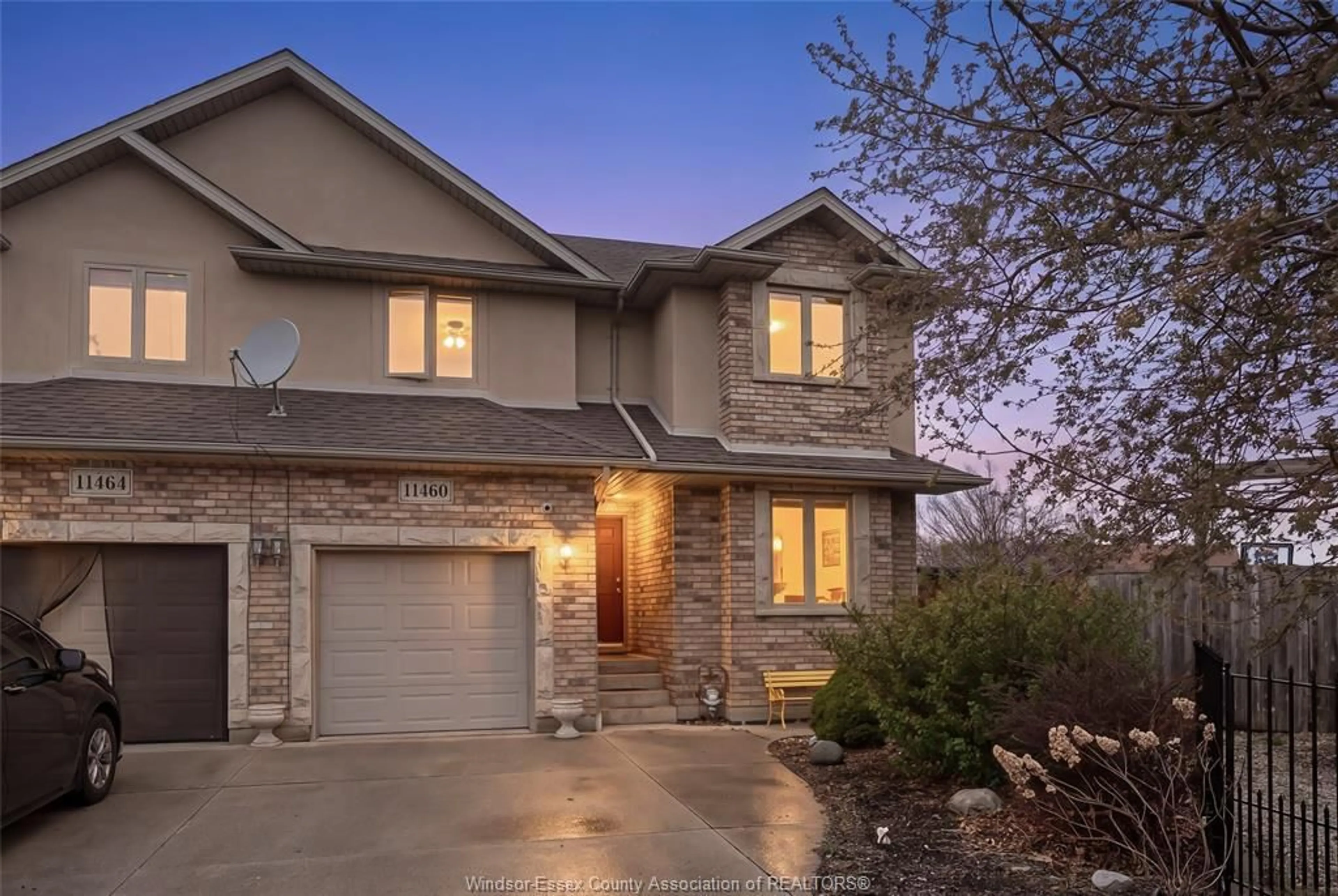 Home with brick exterior material, street for 11460 TIMBER BAY Cres, Windsor Ontario N8R 2K9