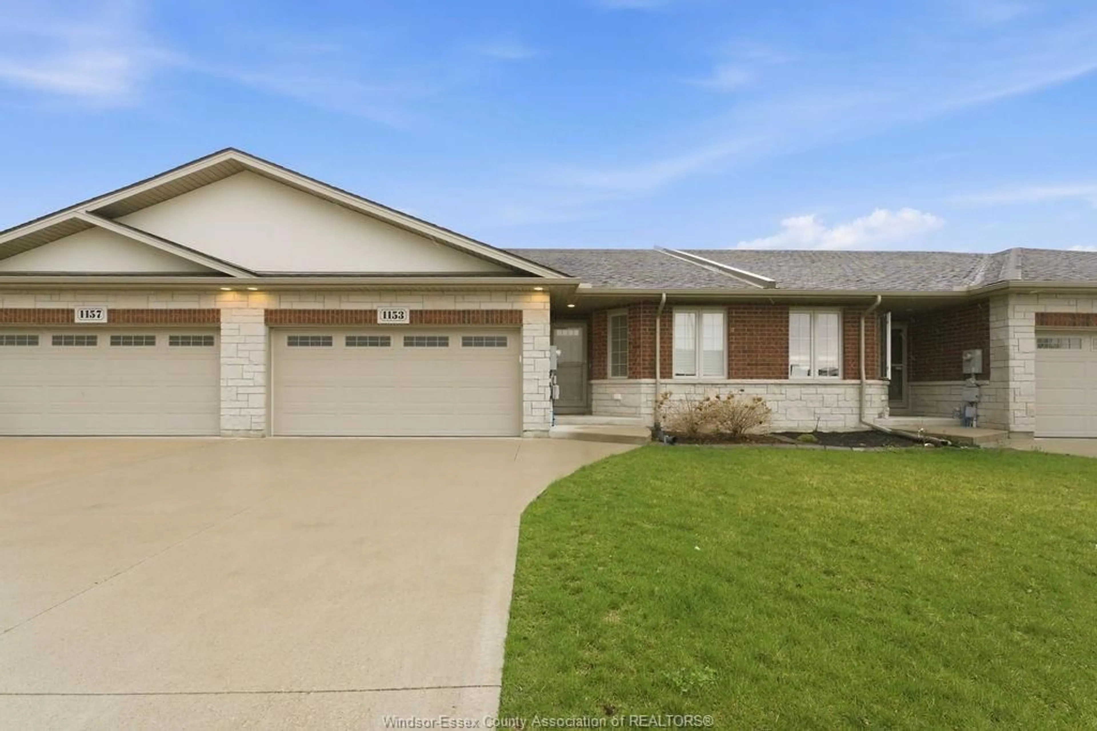 Home with vinyl exterior material, street for 1153 BRIDALFALLS, Windsor Ontario N8P 0C5