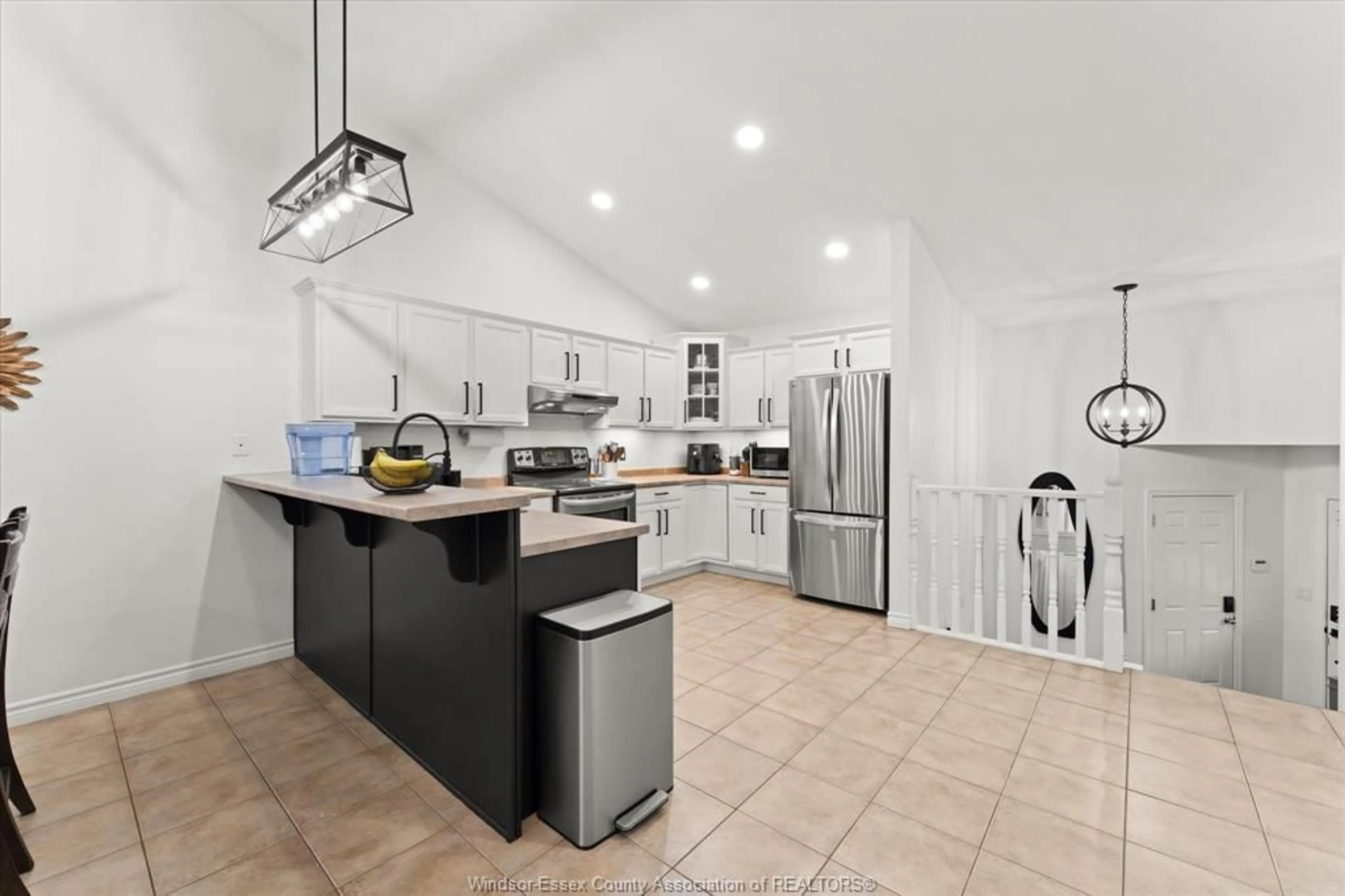 Open concept kitchen, ceramic/tile floor for 163 ANTONIO Crt, Leamington Ontario N8H 5P5