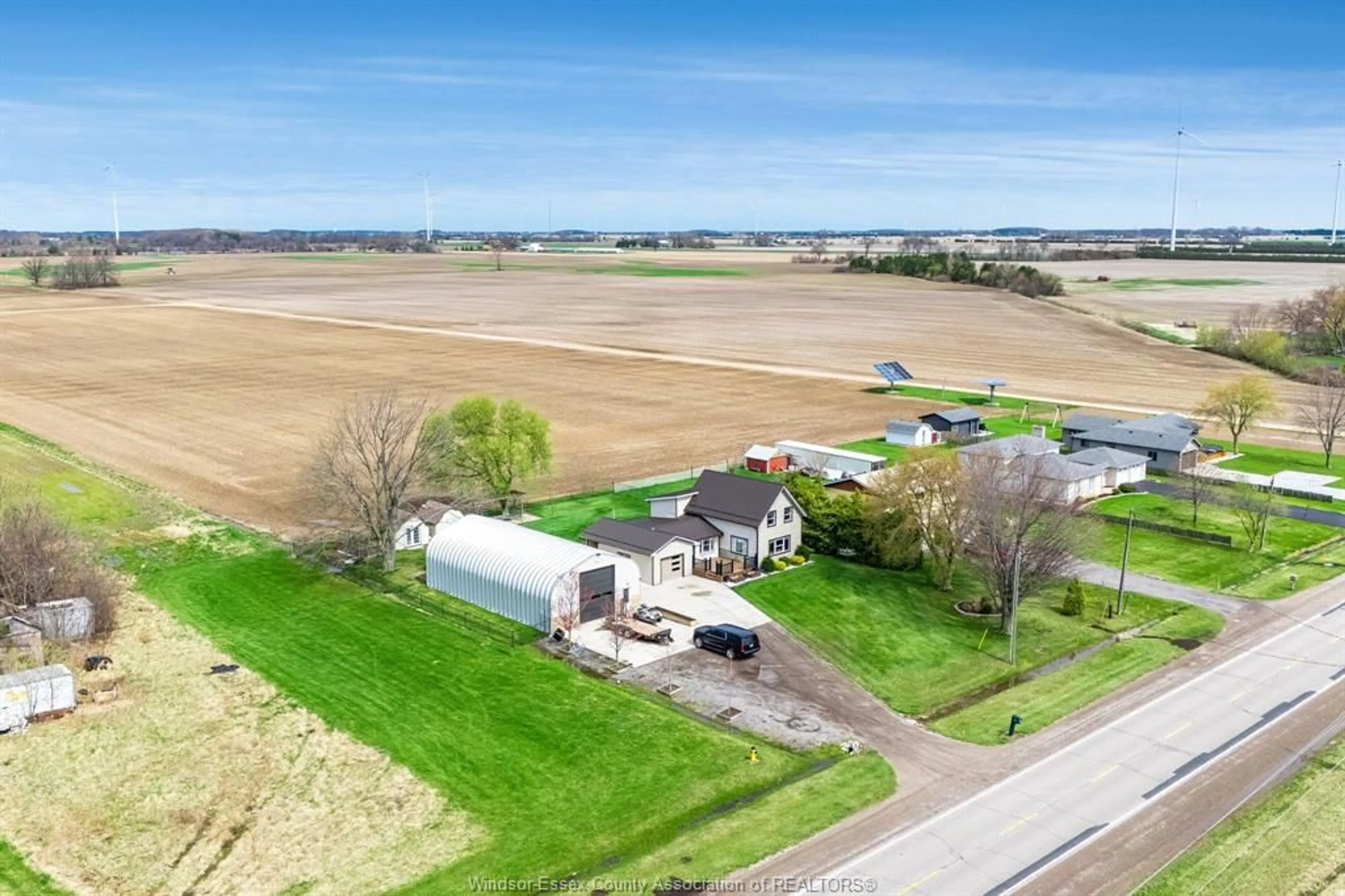 A pic from outside/outdoor area/front of a property/back of a property/a pic from drone, unknown for 881 Talbot Trail, Wheatley Ontario N0P 2P0