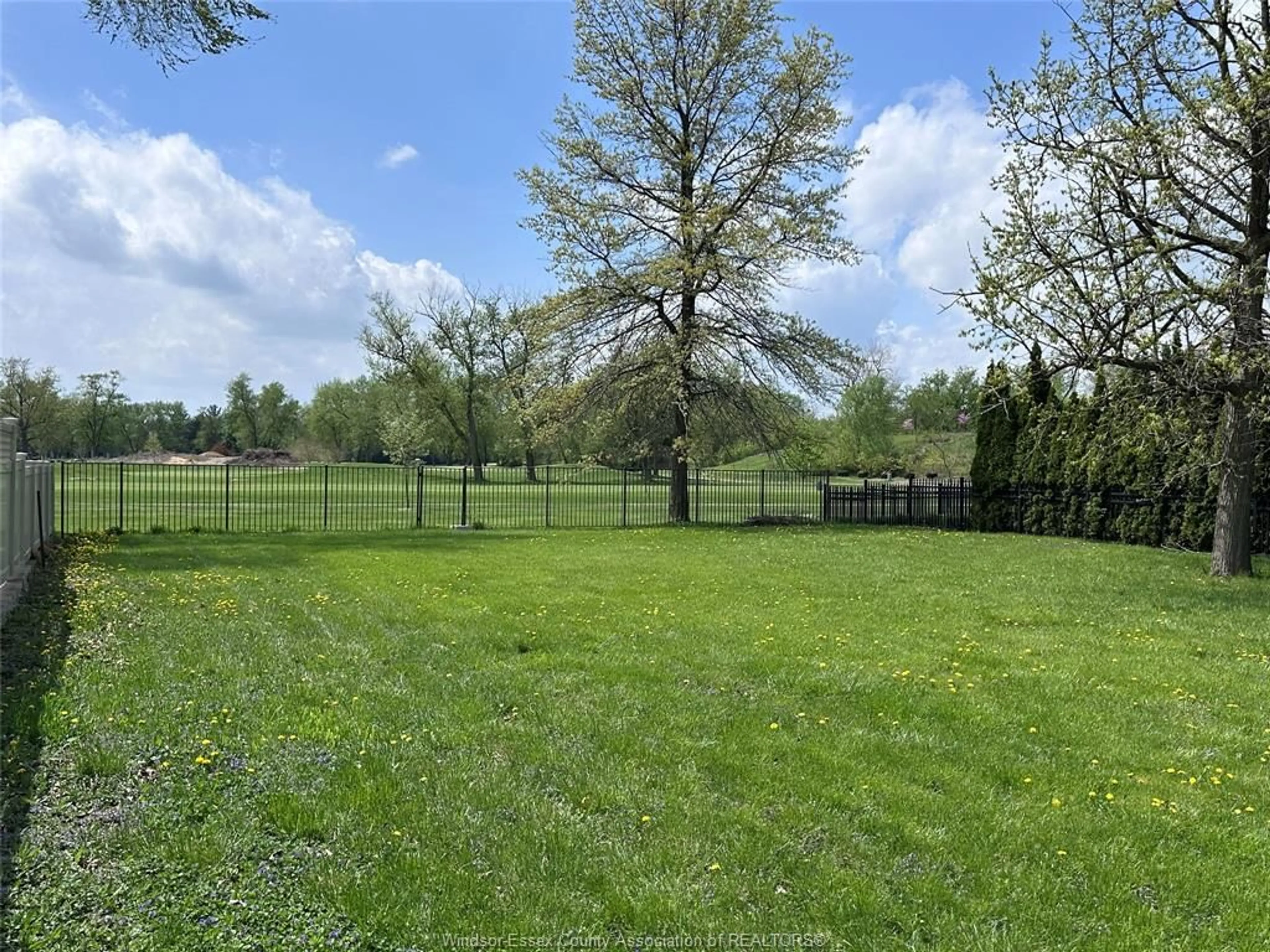 A pic from outside/outdoor area/front of a property/back of a property/a pic from drone, forest/trees view for 4059 ROSELAND Dr, Windsor Ontario N9G 1Y5