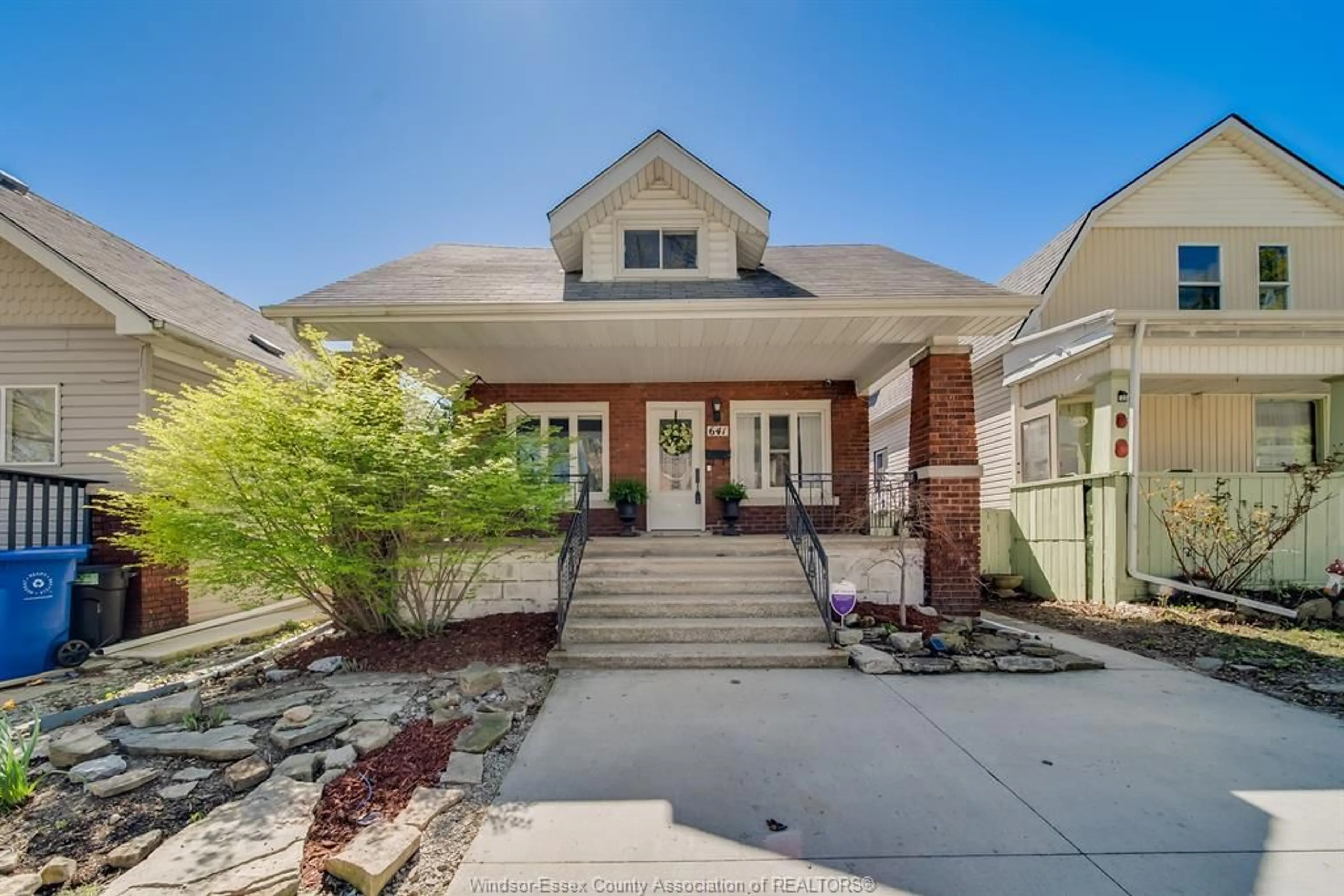 Home with brick exterior material, street for 641 CAMERON Ave, Windsor Ontario N9B 1Z2