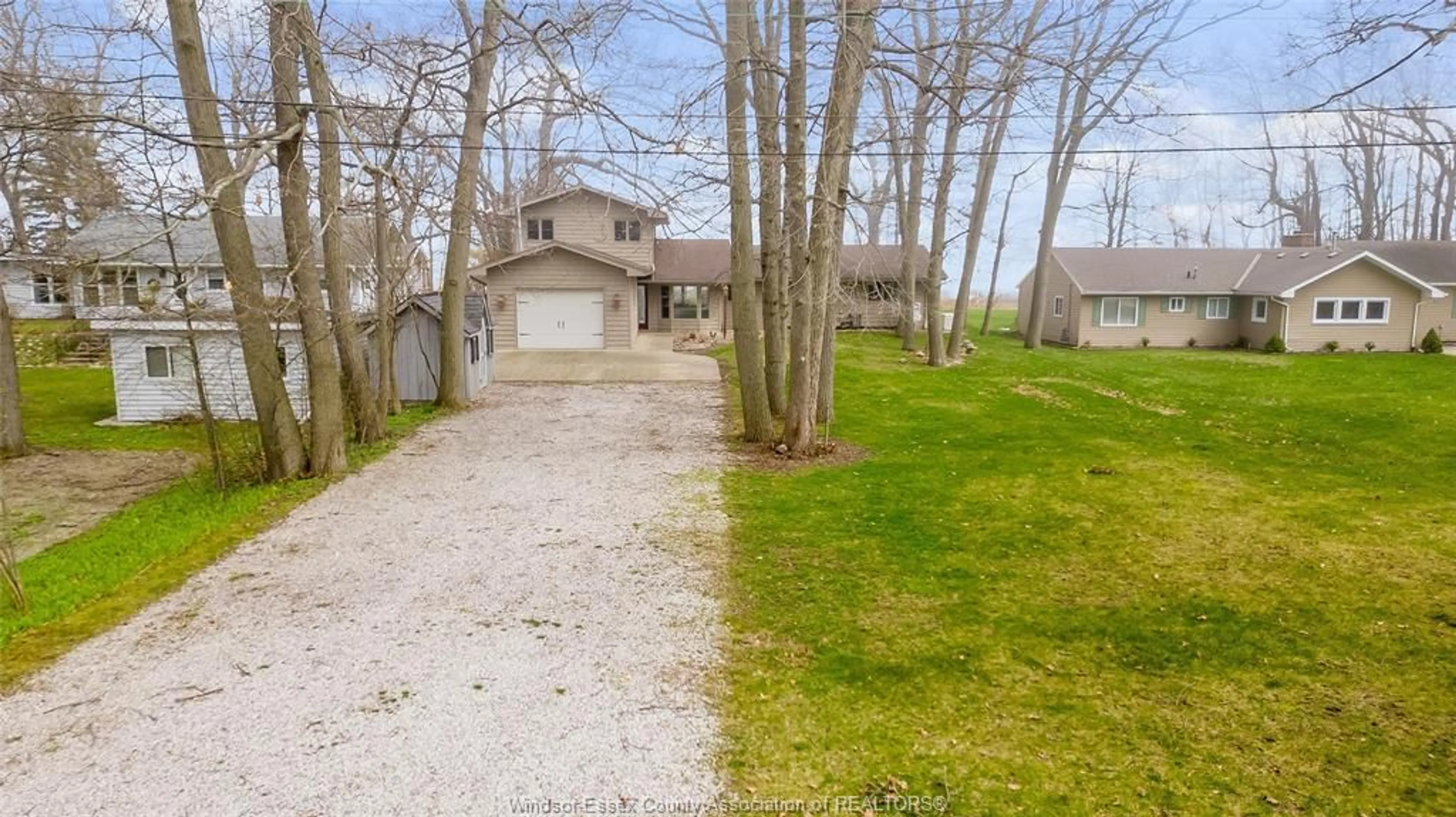 A pic from outside/outdoor area/front of a property/back of a property/a pic from drone, unknown for 11604 BATES Line, Rondeau Park Ontario N0P 1X0