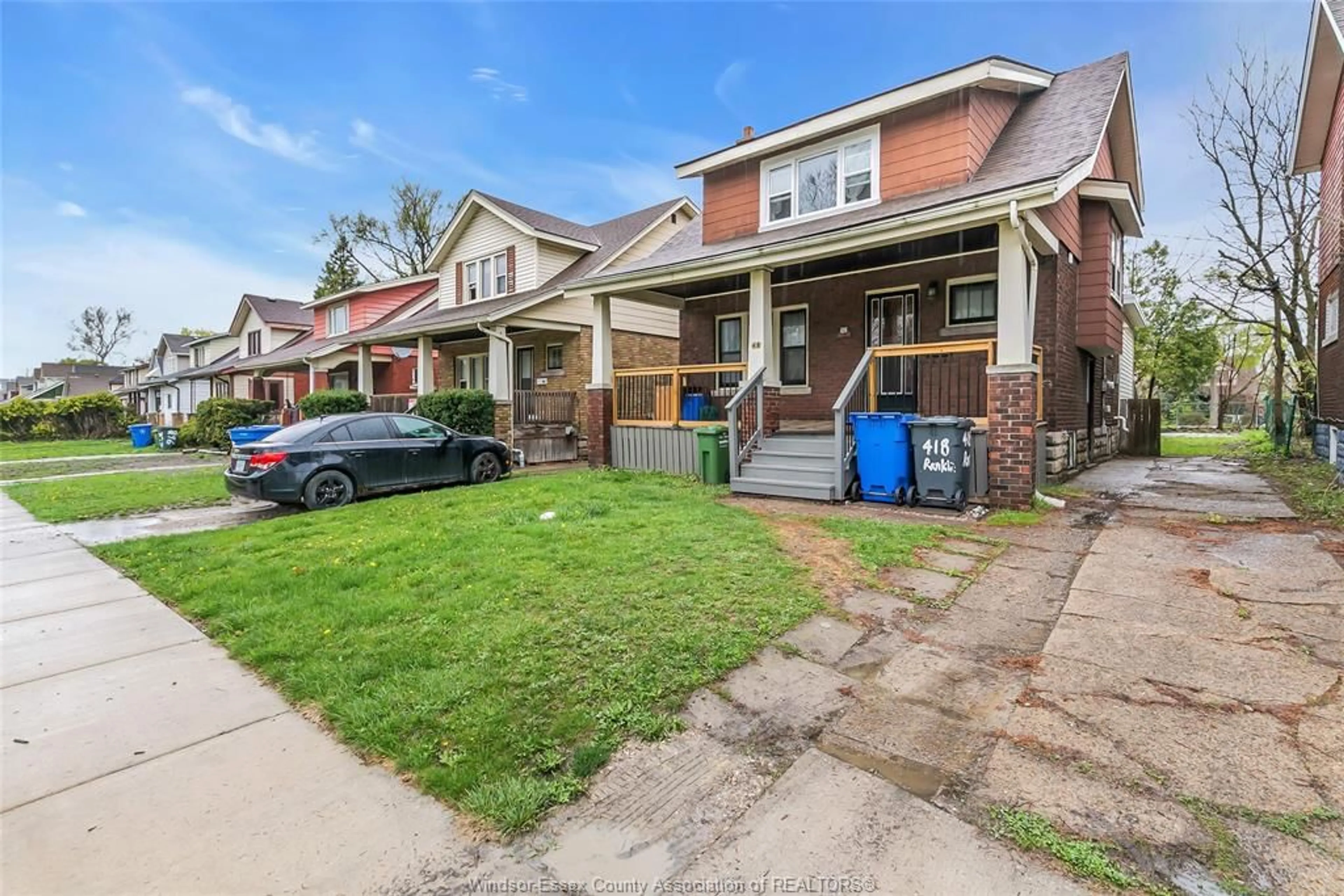 Home with brick exterior material, street for 418 RANKIN, Windsor Ontario N9B 2R7