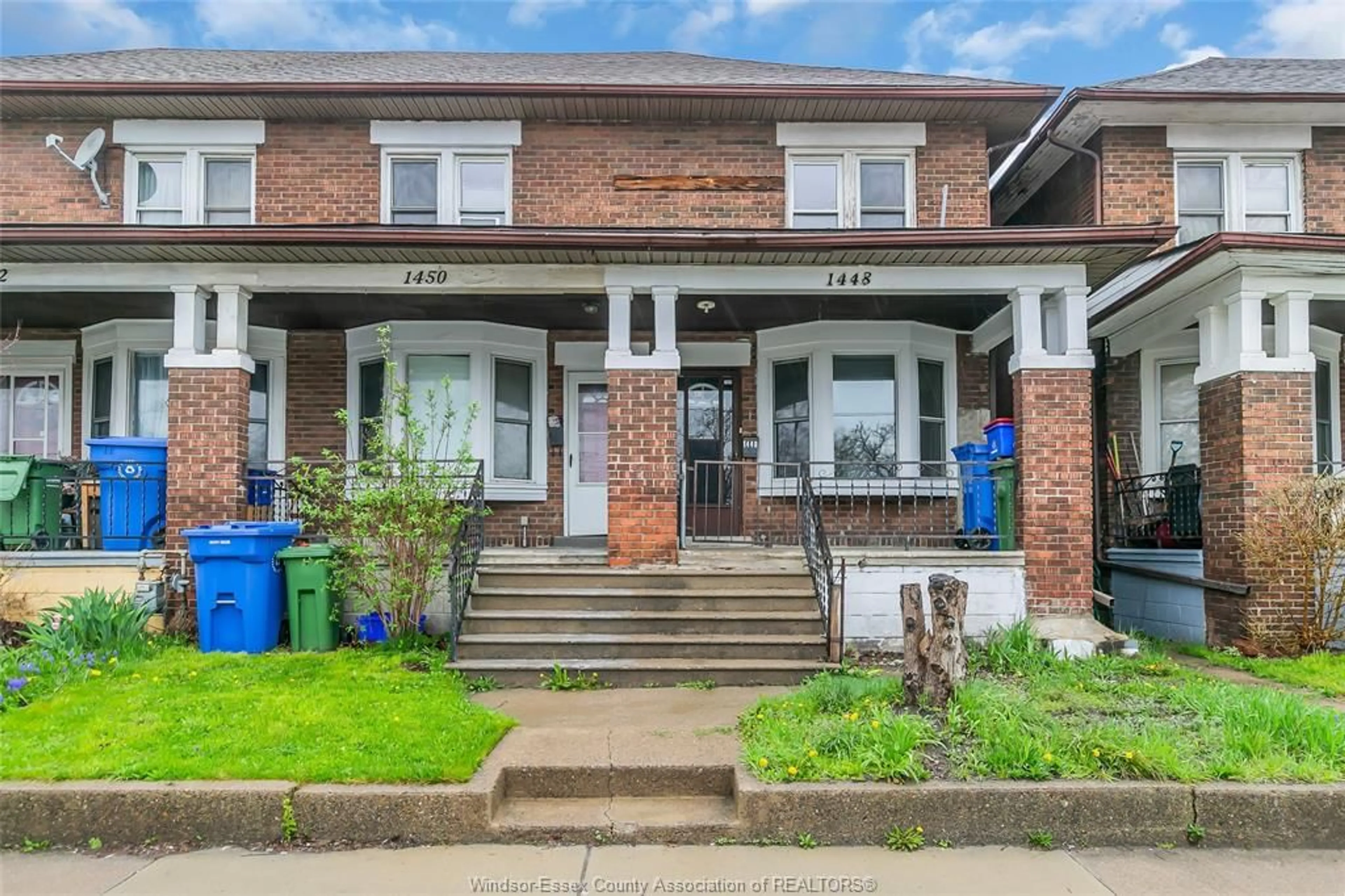 Home with brick exterior material, street for 1448 WYANDOTTE St, Windsor Ontario N9B 1H4