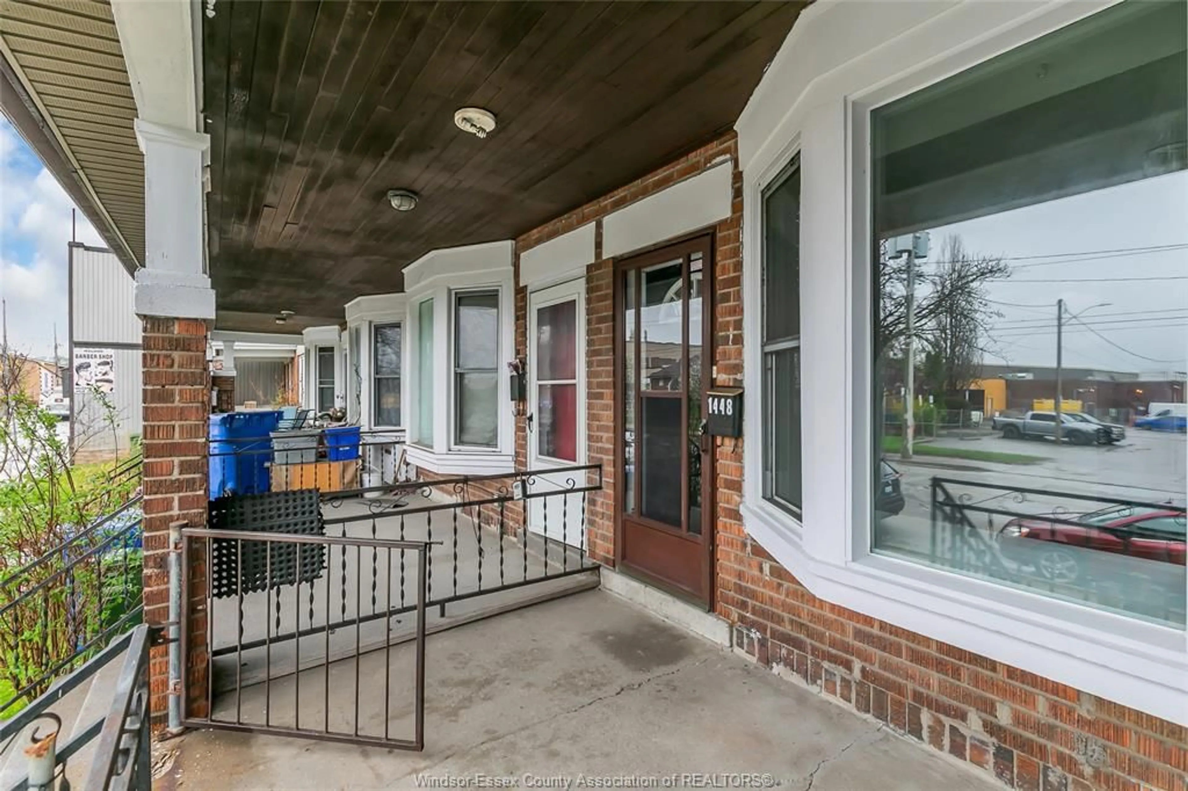 Patio, street for 1448 WYANDOTTE St, Windsor Ontario N9B 1H4