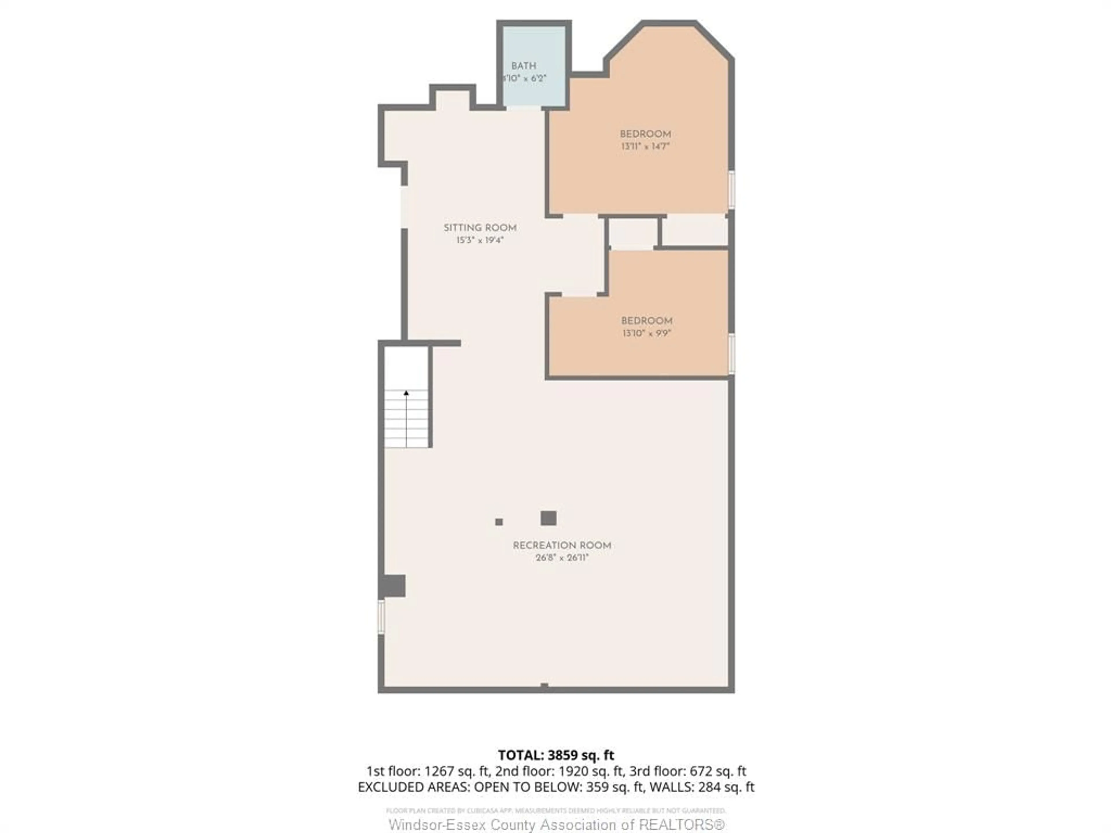 Floor plan for 172 POINTE WEST Dr, Amherstburg Ontario N9V 3R6