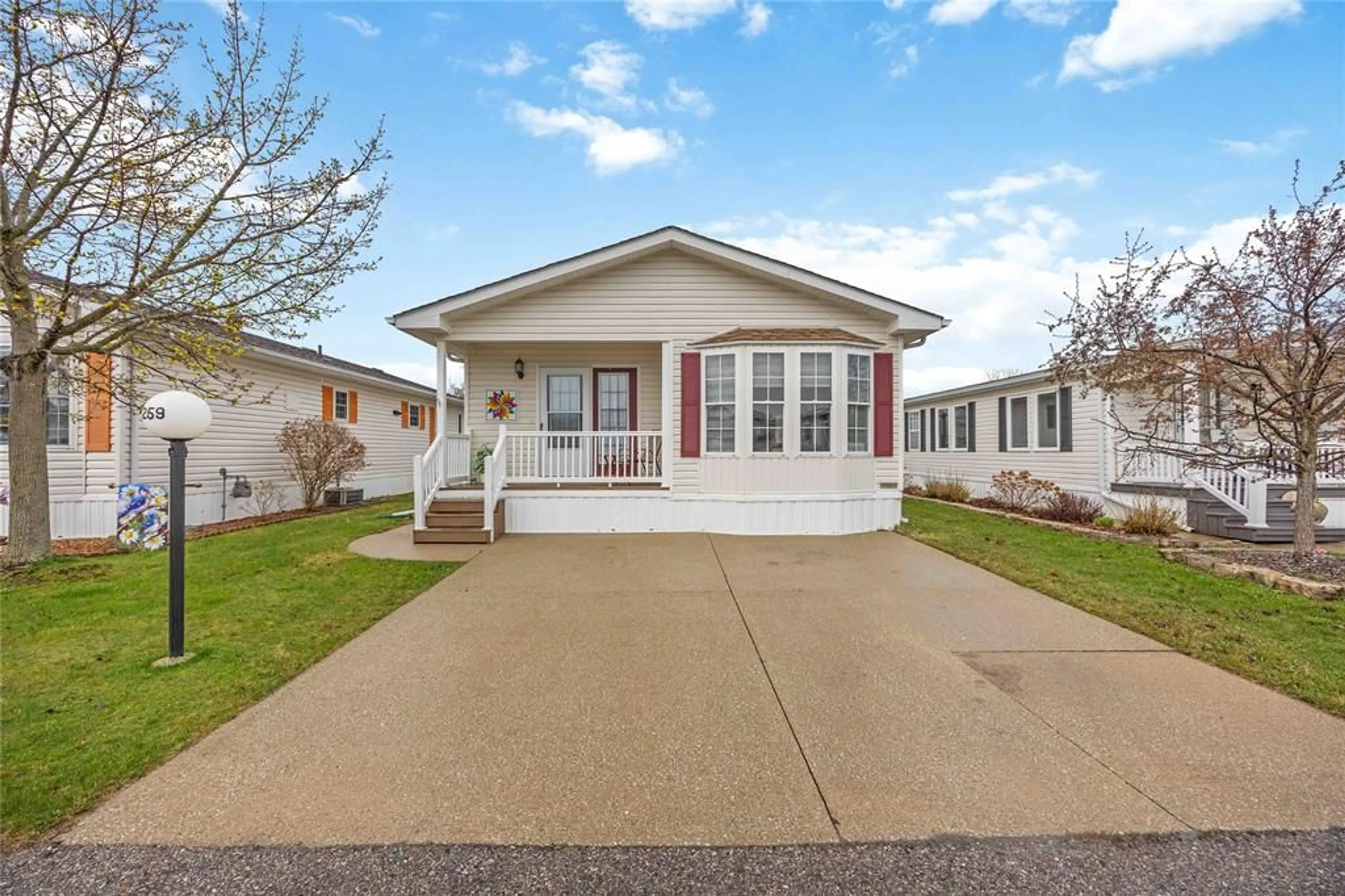 Home with vinyl exterior material, street for 5700 Blackwell Sideroad #259, Sarnia Ontario N7W 1B7