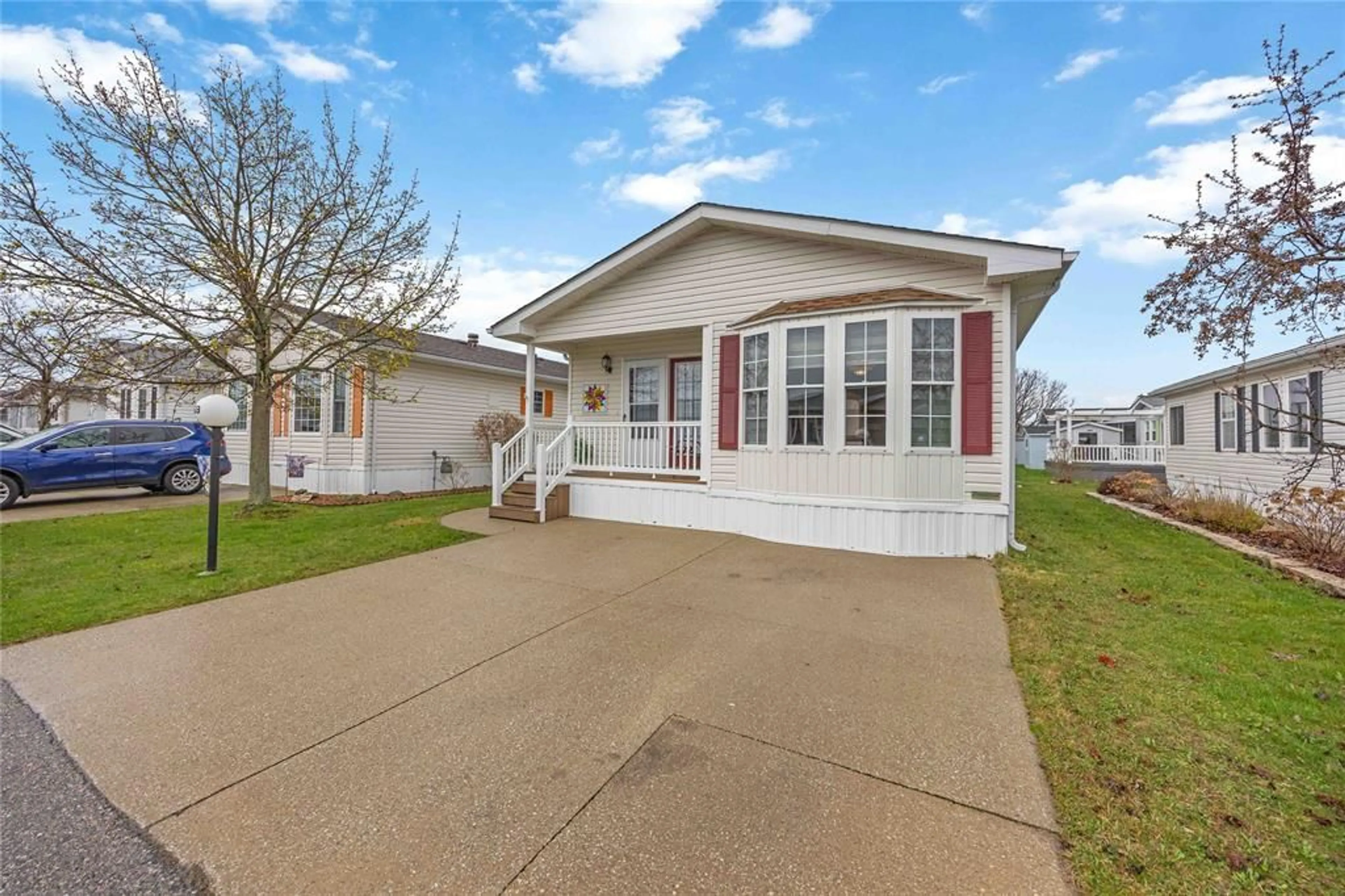 Home with vinyl exterior material, street for 5700 Blackwell Sideroad #259, Sarnia Ontario N7W 1B7