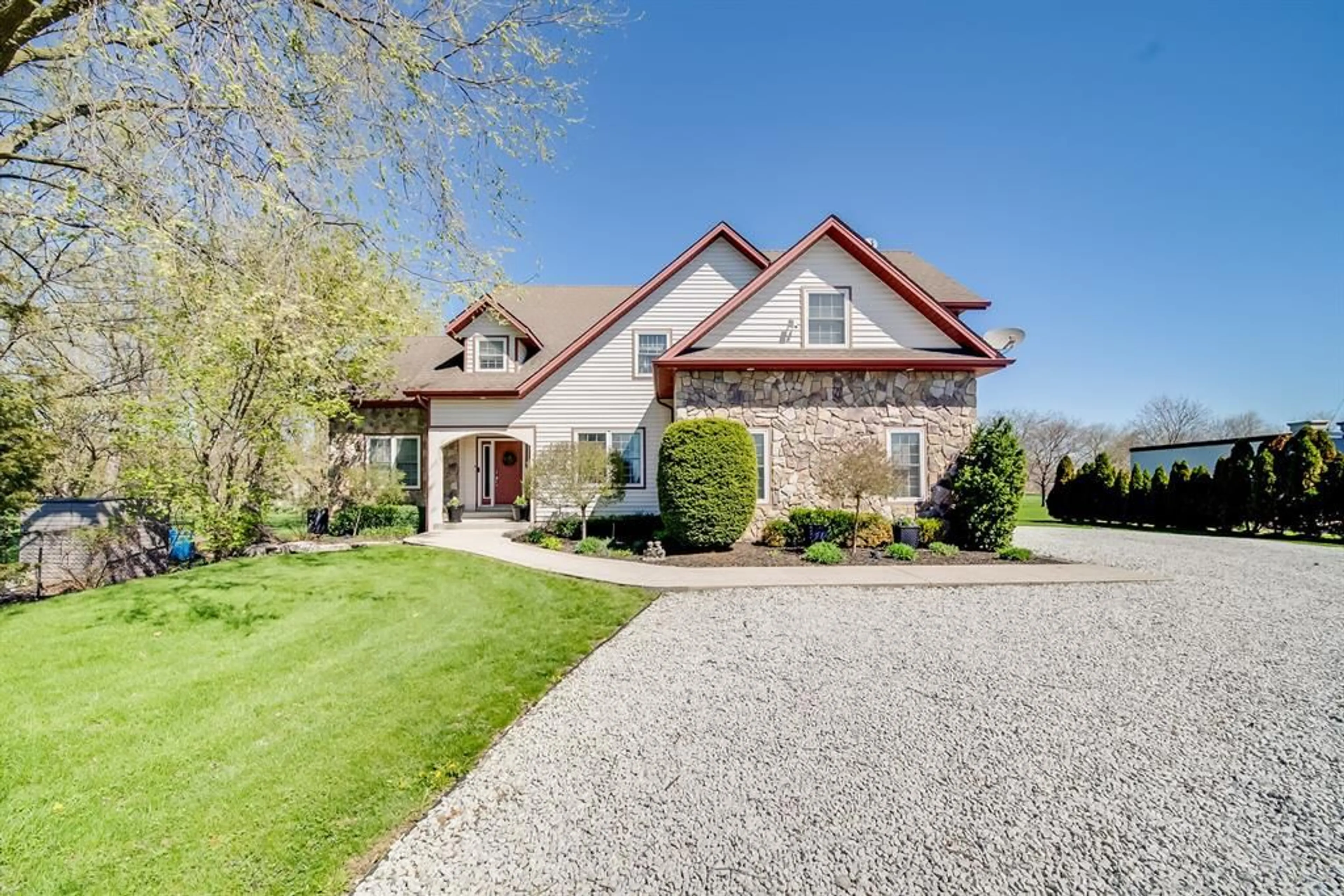 Home with brick exterior material, street for 1332 COUNTY 22 Rd, Lakeshore Ontario N0R 1A0