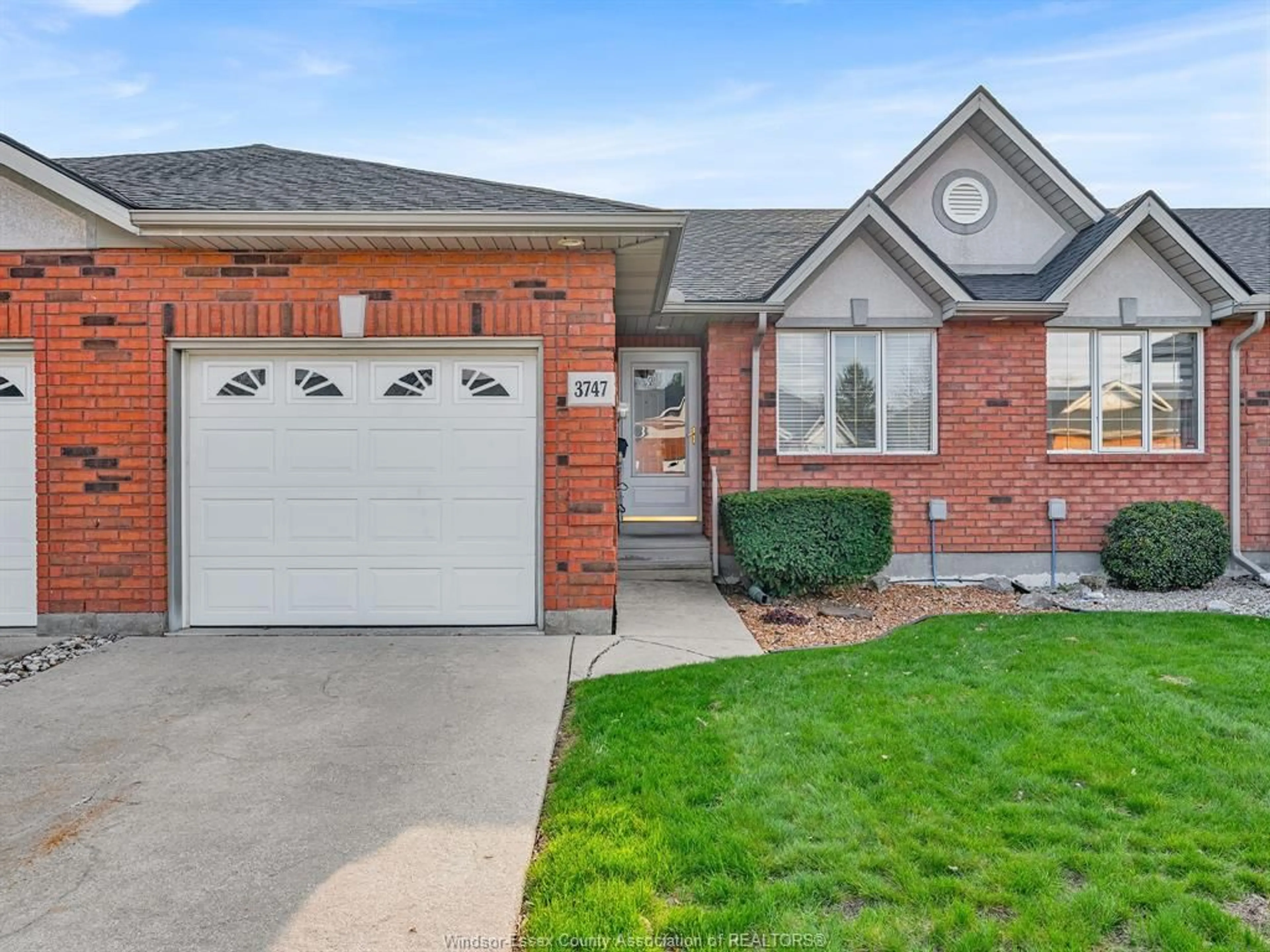 Home with brick exterior material, street for 3747 PRAIRIE Crt, Windsor Ontario N9G 2X4