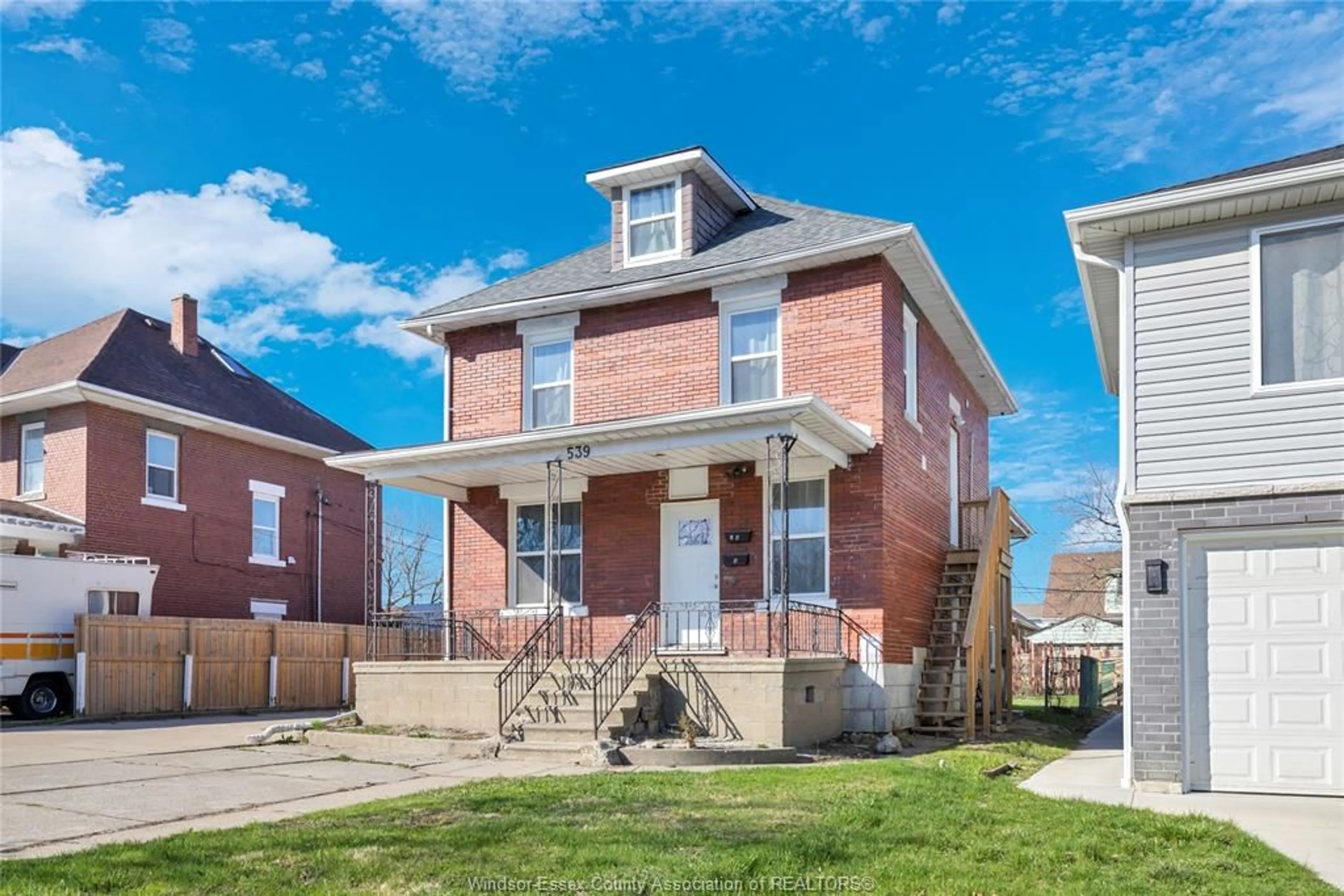 Home with brick exterior material, street for 539 CAMPBELL Ave, Windsor Ontario N9B 2H5