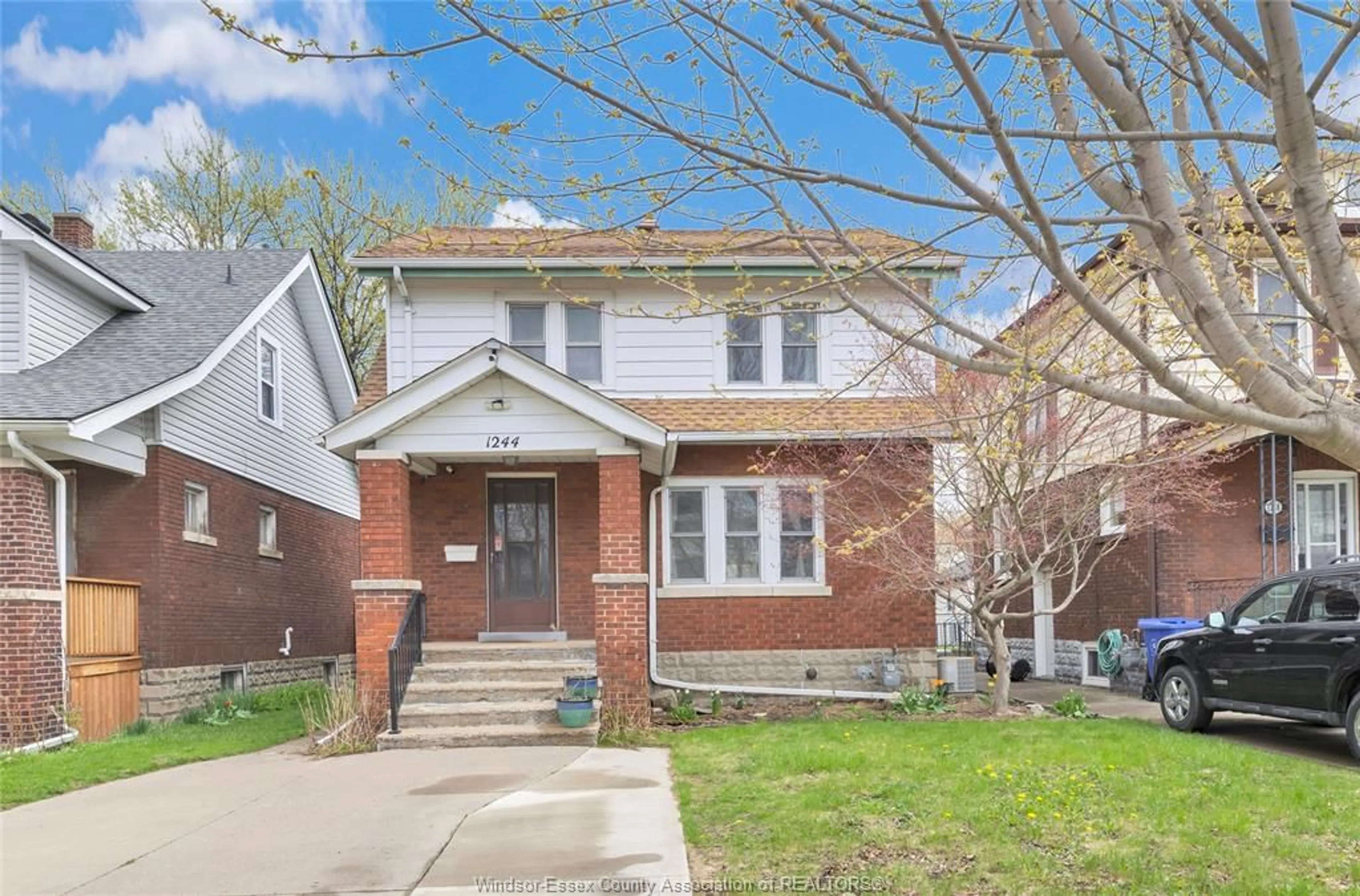 Home with brick exterior material, street for 1244 MARENTETTE, Windsor Ontario N8X 4C6