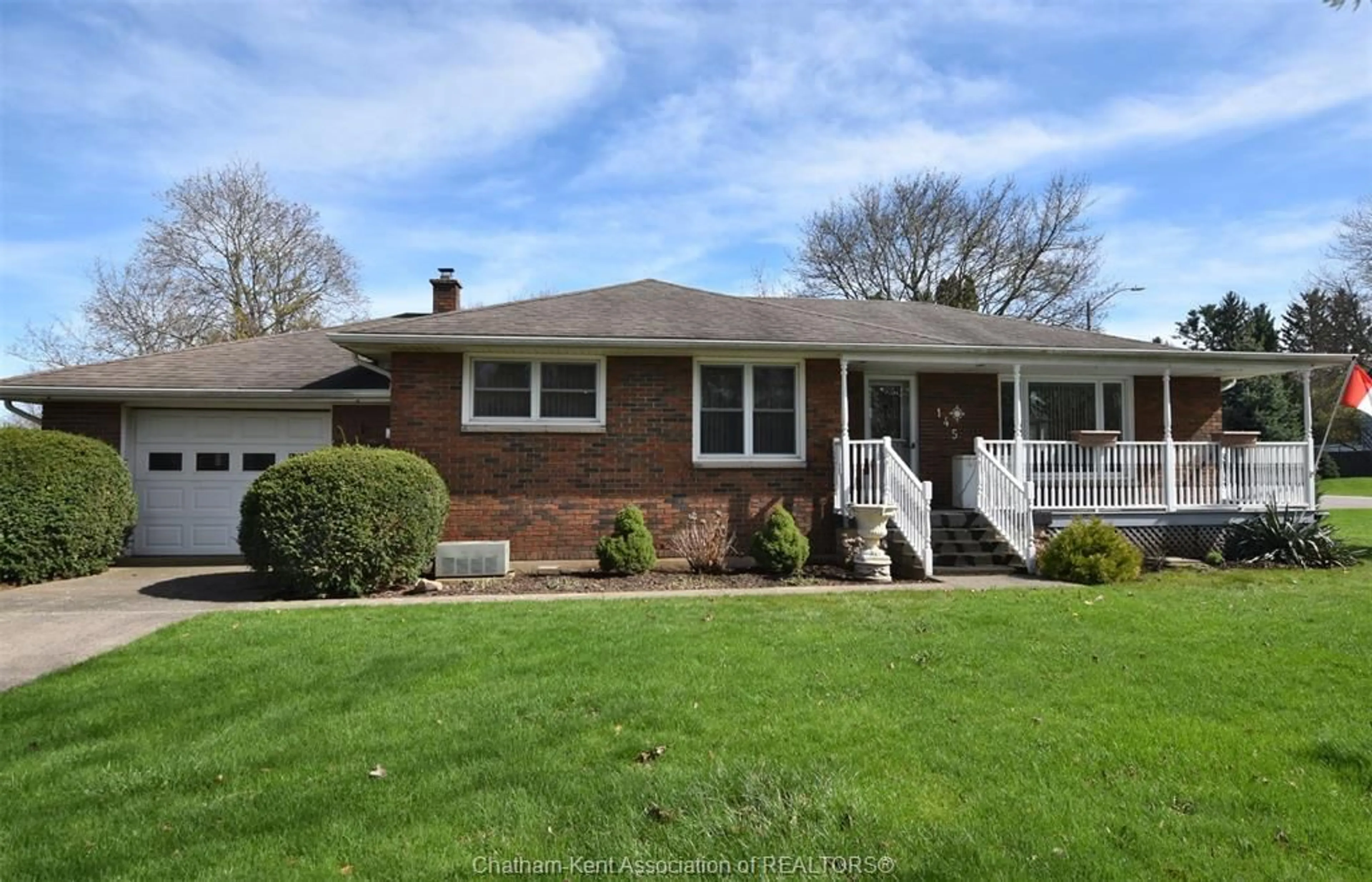 Home with brick exterior material, street for 145 Main St, Ridgetown Ontario N0P 2C0