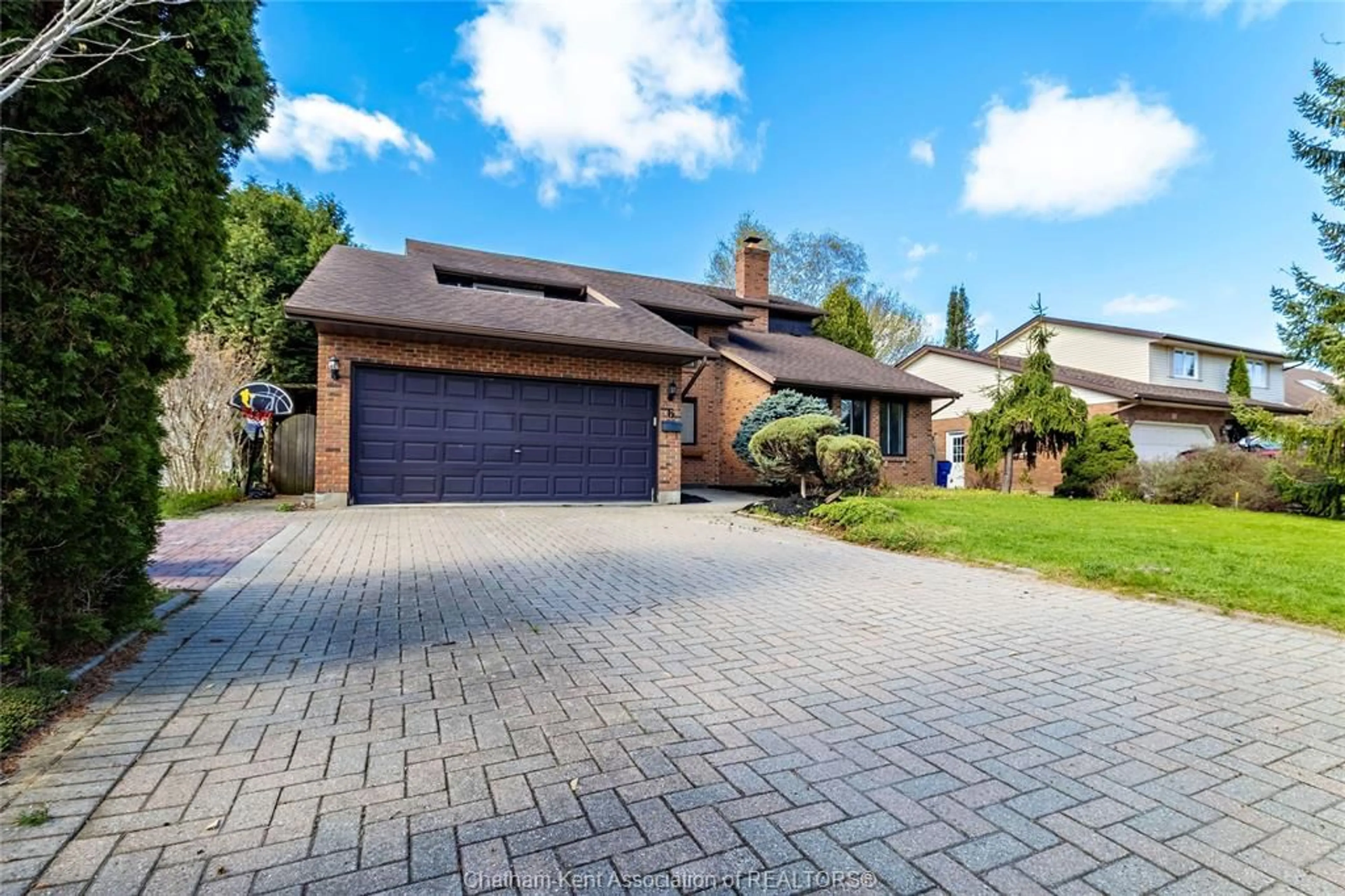 Home with brick exterior material, street for 6 Orangewood Blvd, Chatham Ontario N7L 5G9