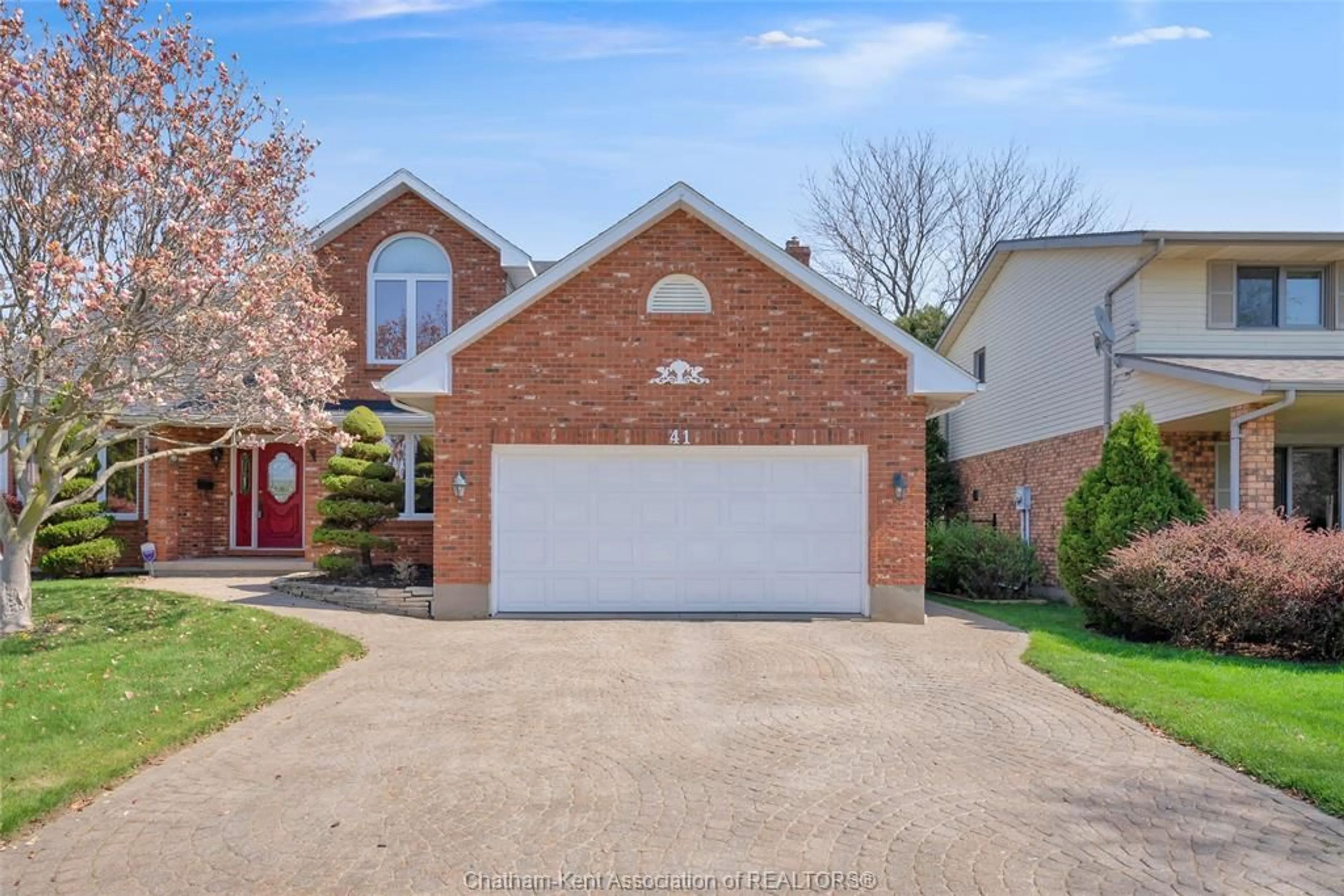 Home with brick exterior material, street for 41 Orangewood Blvd, Chatham Ontario N7L 5G9