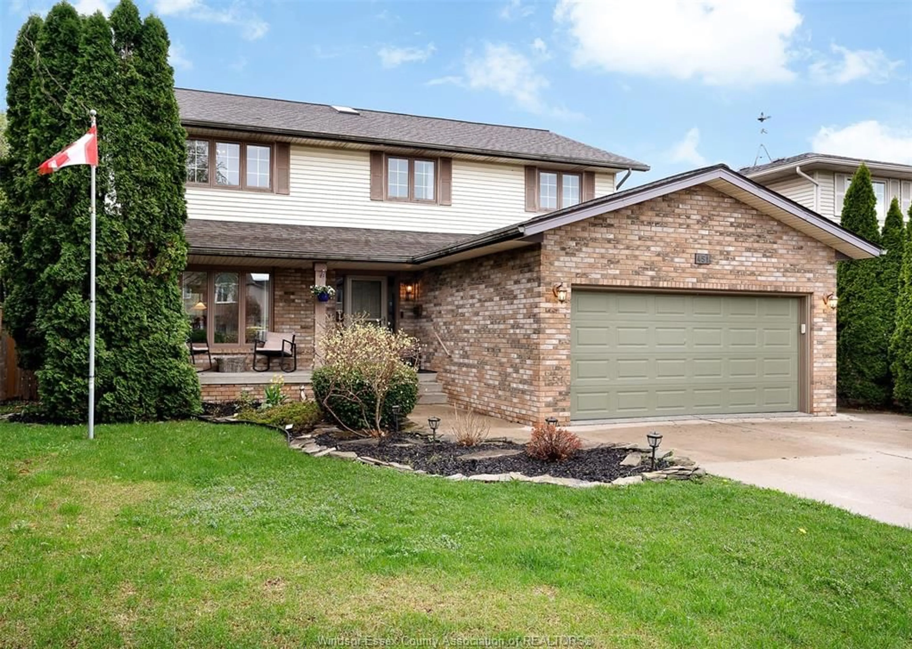 Home with brick exterior material, street for 451 GAUTHIER Dr, Tecumseh Ontario N8N 2E3