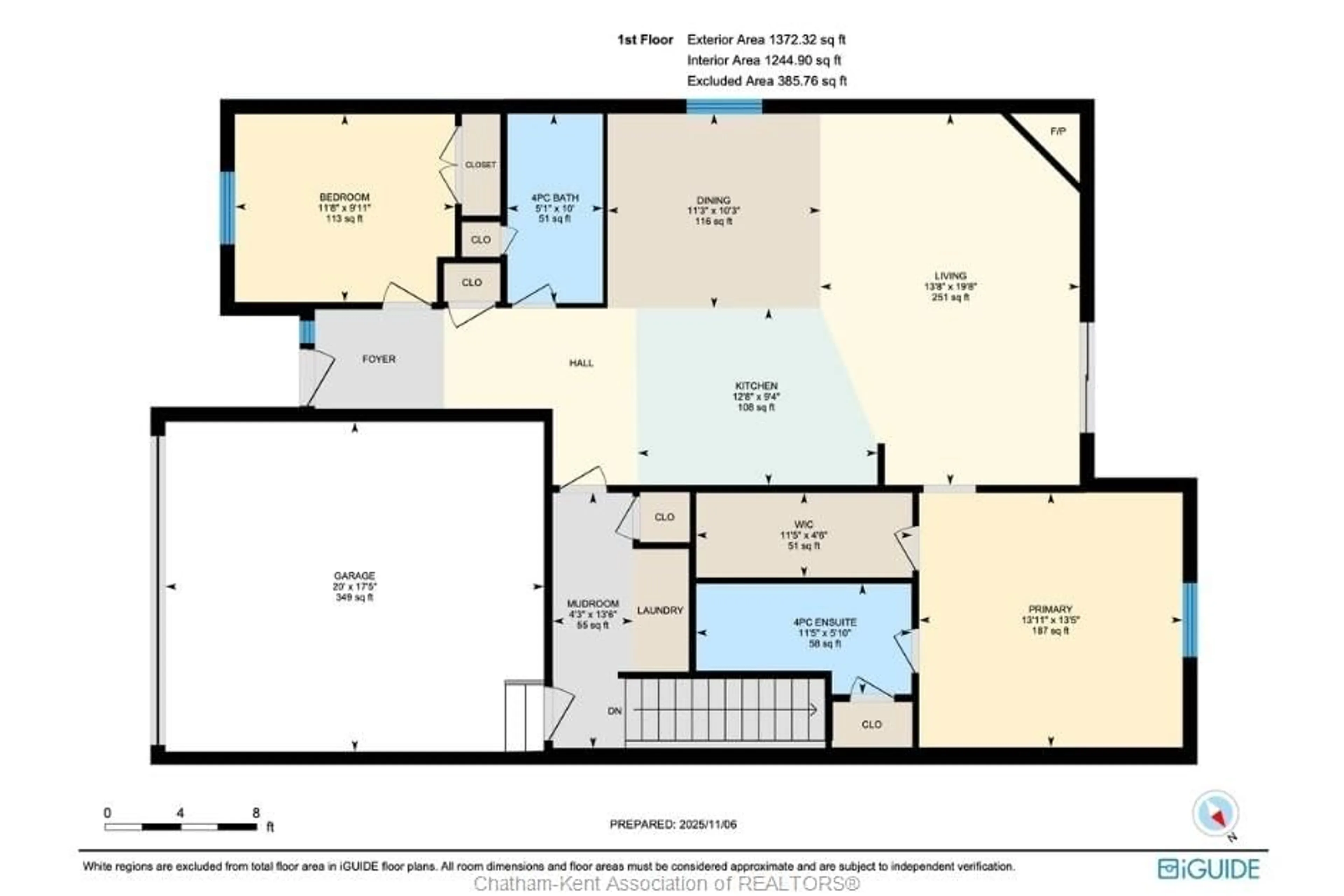 Floor plan for 20 Cornerstone Pl, Chatham Ontario N7M 0V8