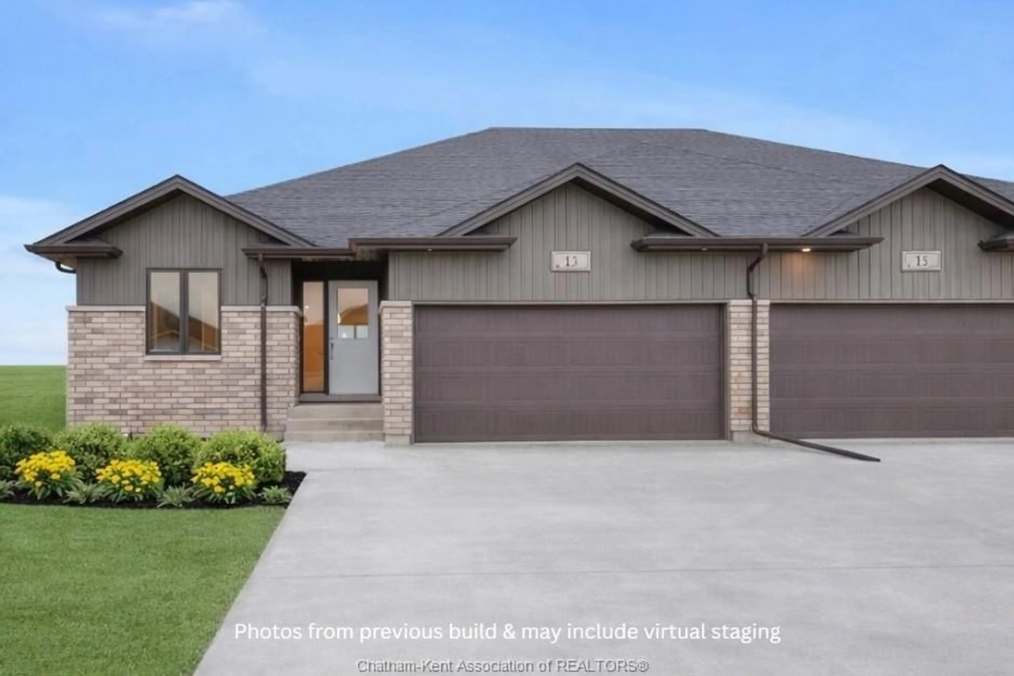 Home with brick exterior material, street for 20 Cornerstone Pl, Chatham Ontario N7M 0V8