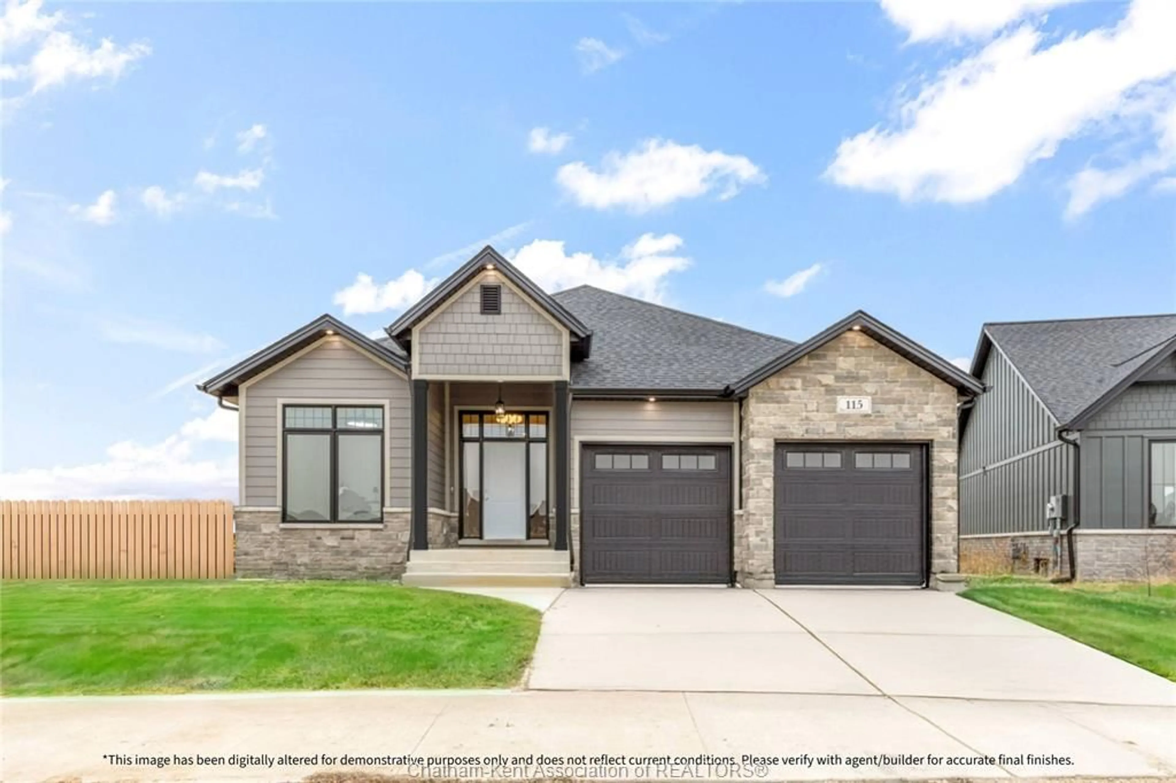 Home with brick exterior material, street for 108 BLOOMINGTON Way, Chatham Ontario N7L 0H2