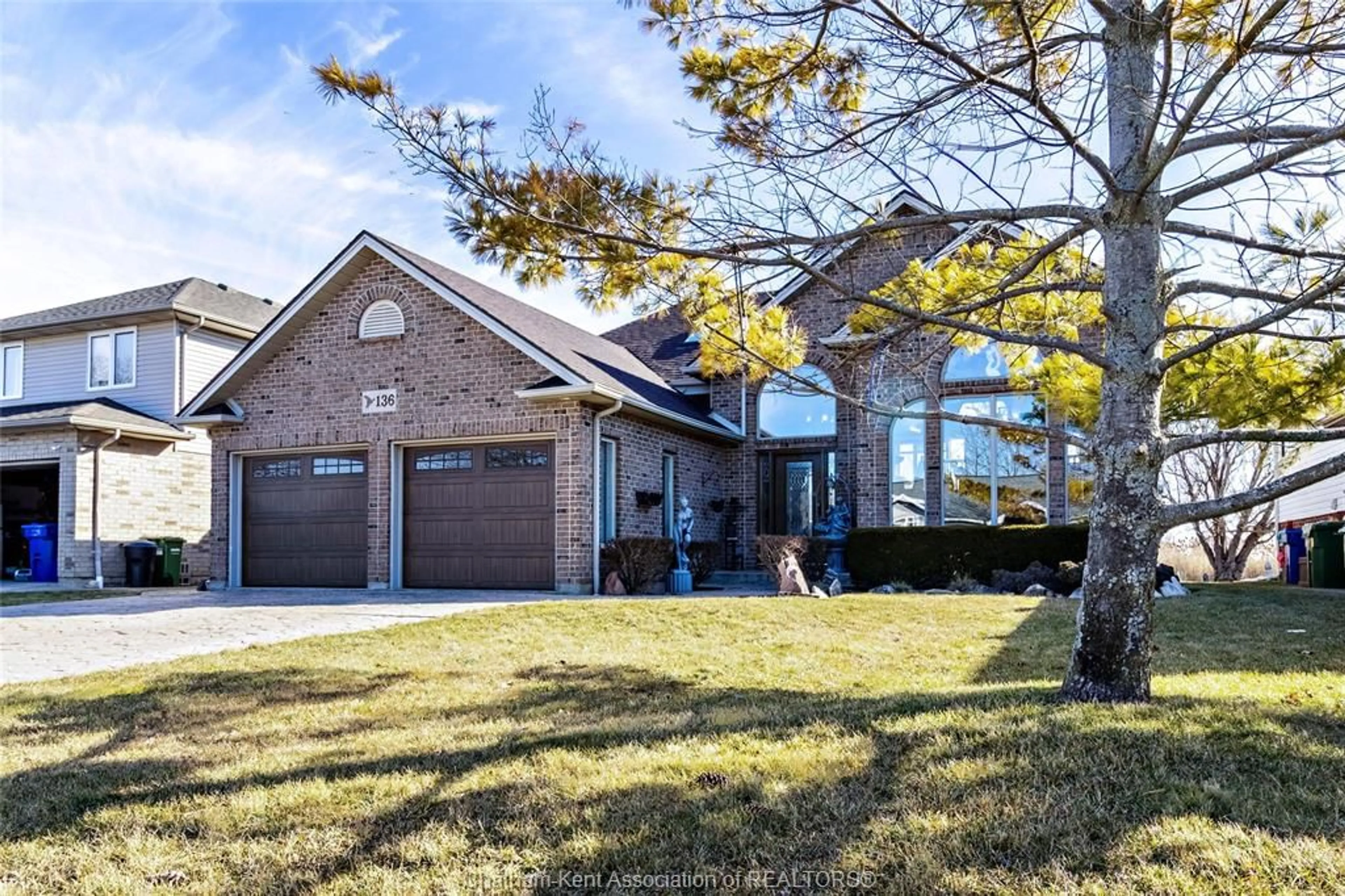 Home with brick exterior material, street for 136 Mousseau Cres, Belle River Ontario N8L 0M6