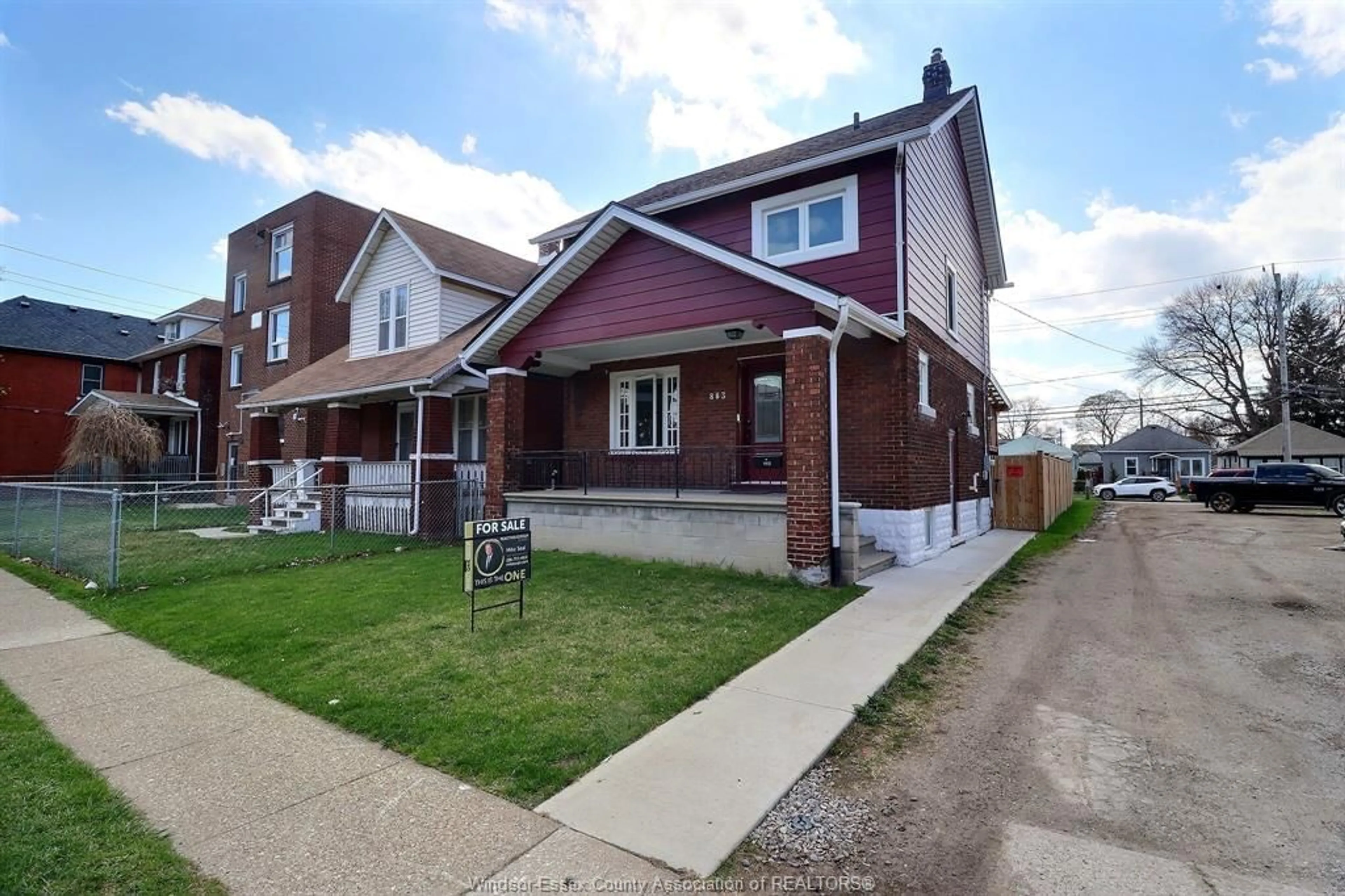Home with brick exterior material, street for 883 PILLETTE, Windsor Ontario N8Y 3B4